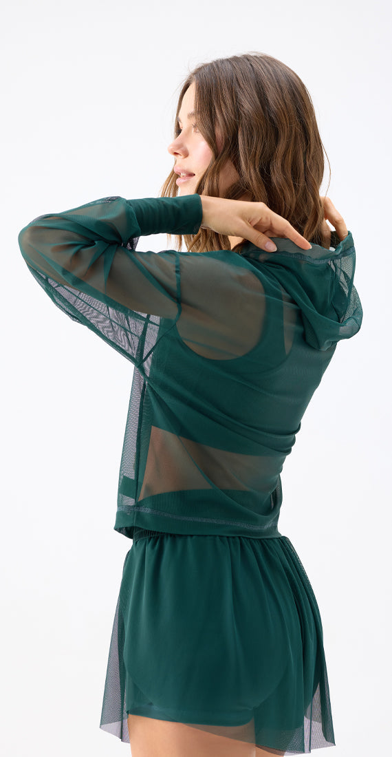 BOTANIQUE MESH HOODIE