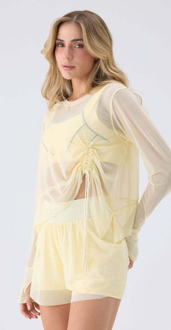 SUNVEIL MESH CARDIGAN