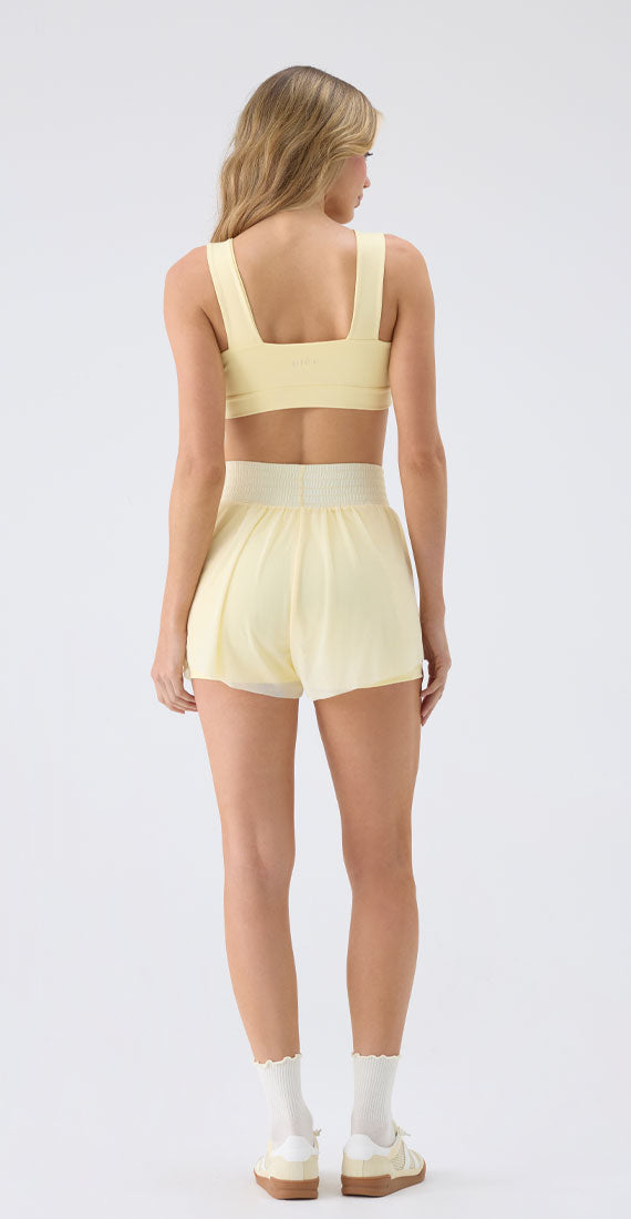 LEMON  BALLERINA MESH SHORTS