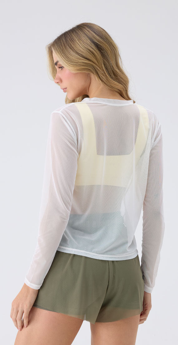 PEARL MESH CARDIGAN