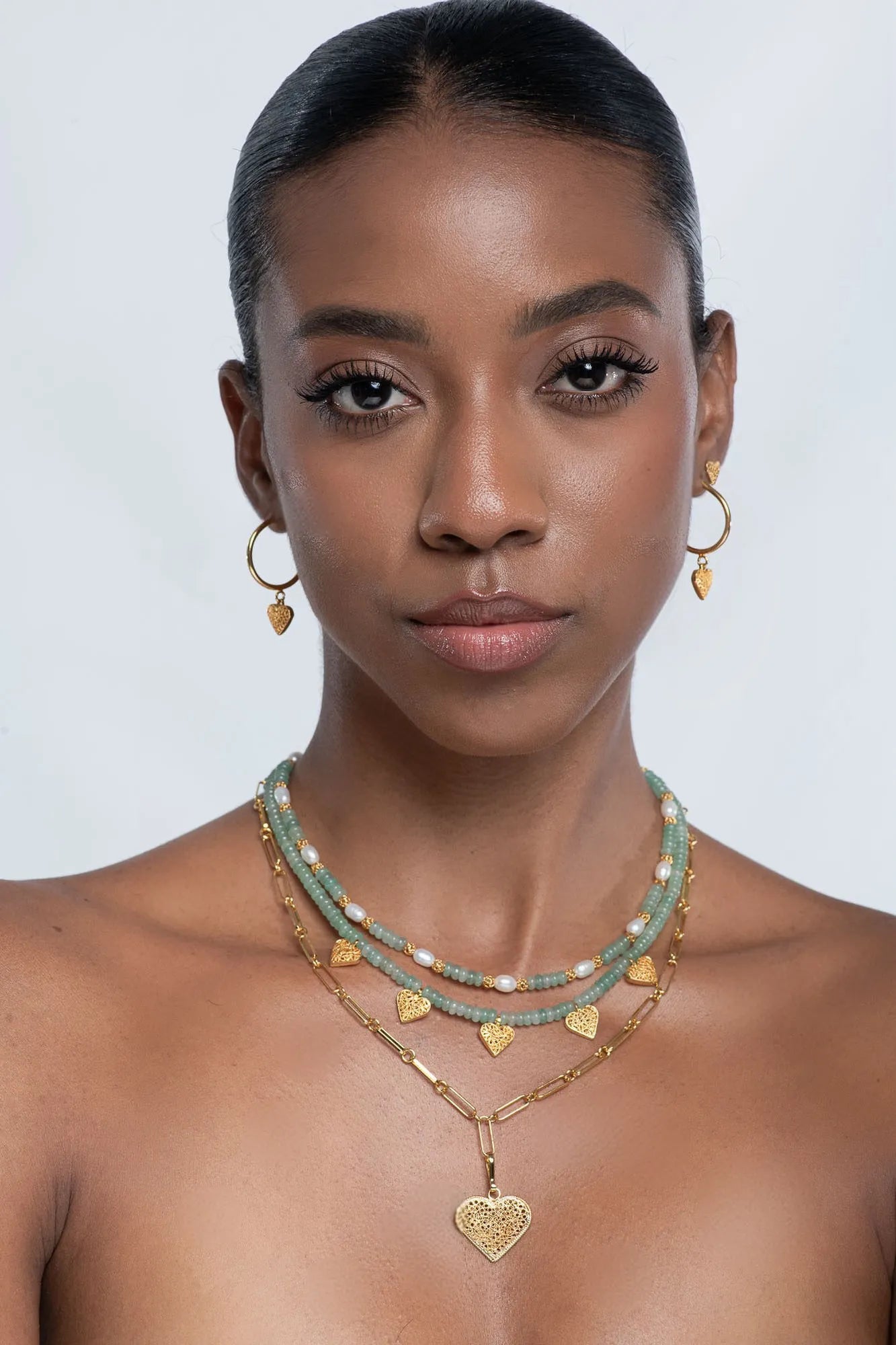 Golden Pearl Necklace