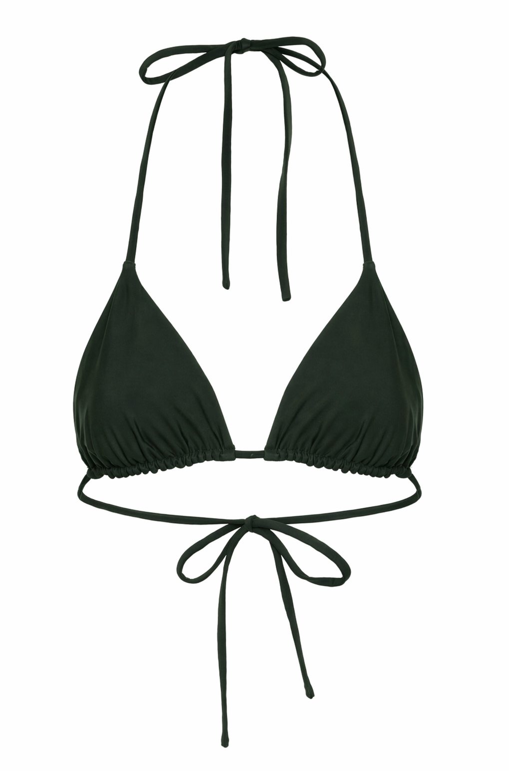 Gorgona Top / Dark Green & Brown