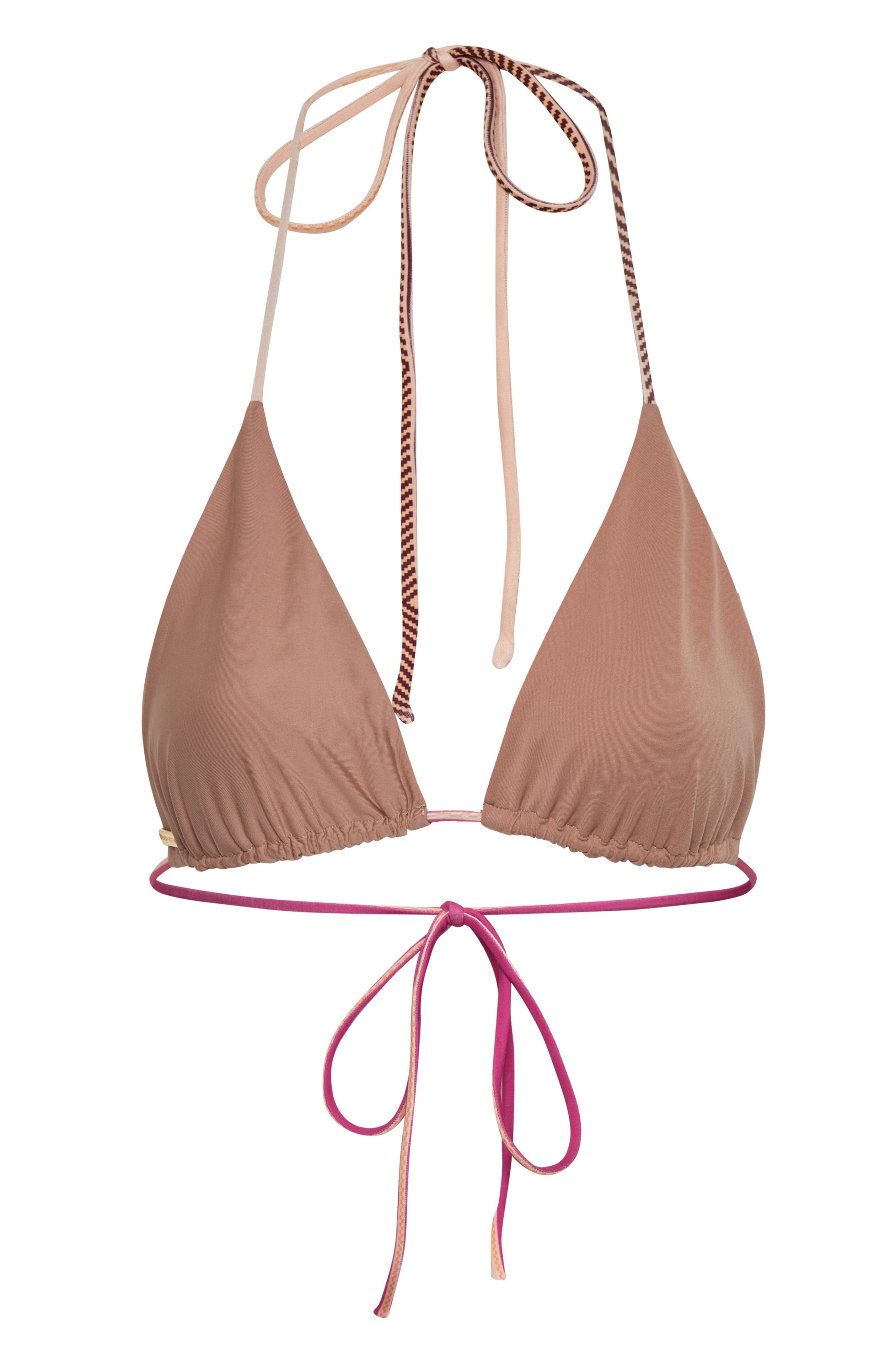Gorgona Top / Ethnic Pink Stripes