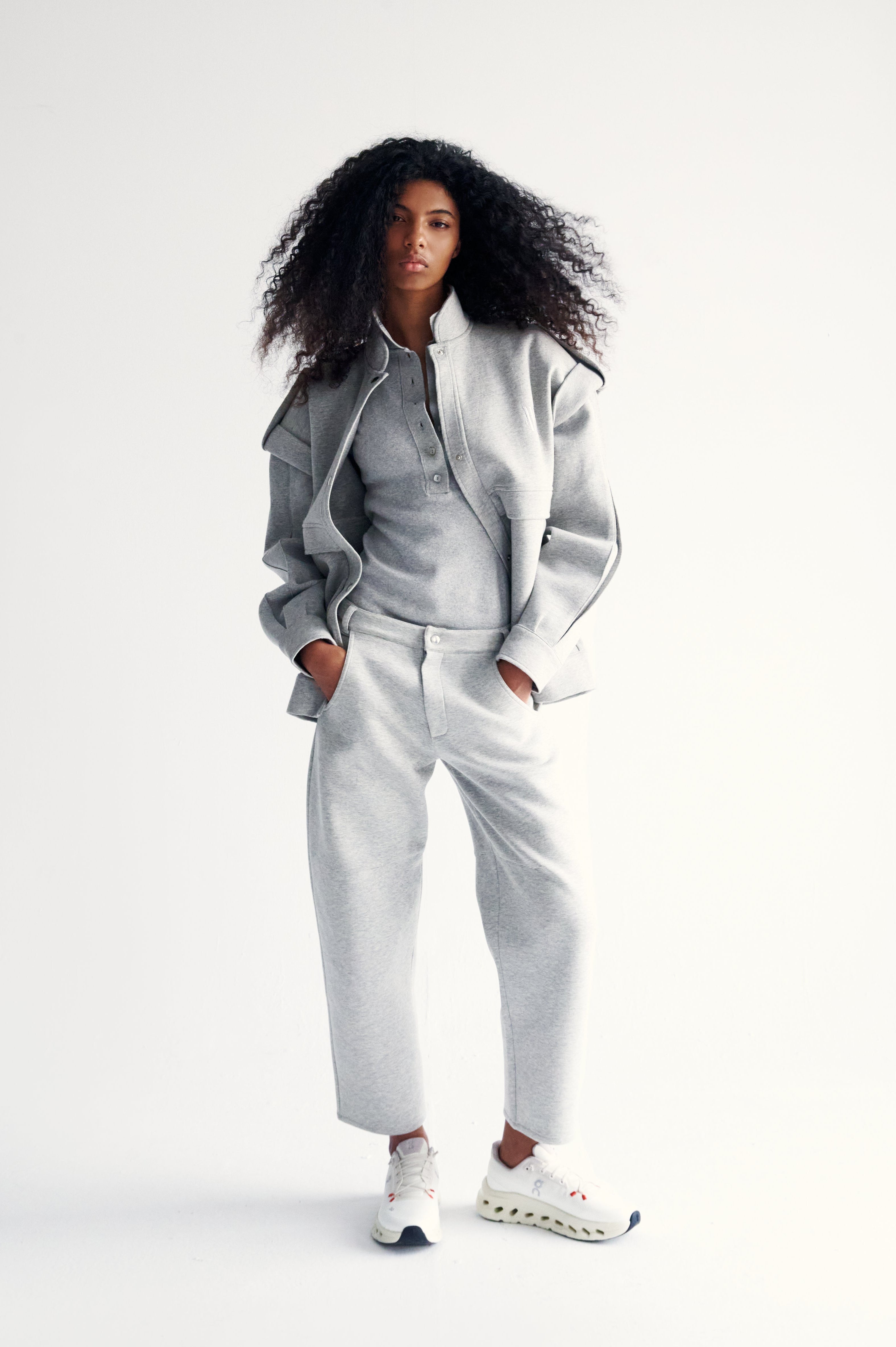 Grey Oversize Jacket