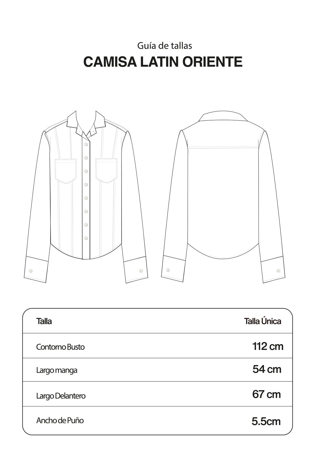 Camisa latin Oriente