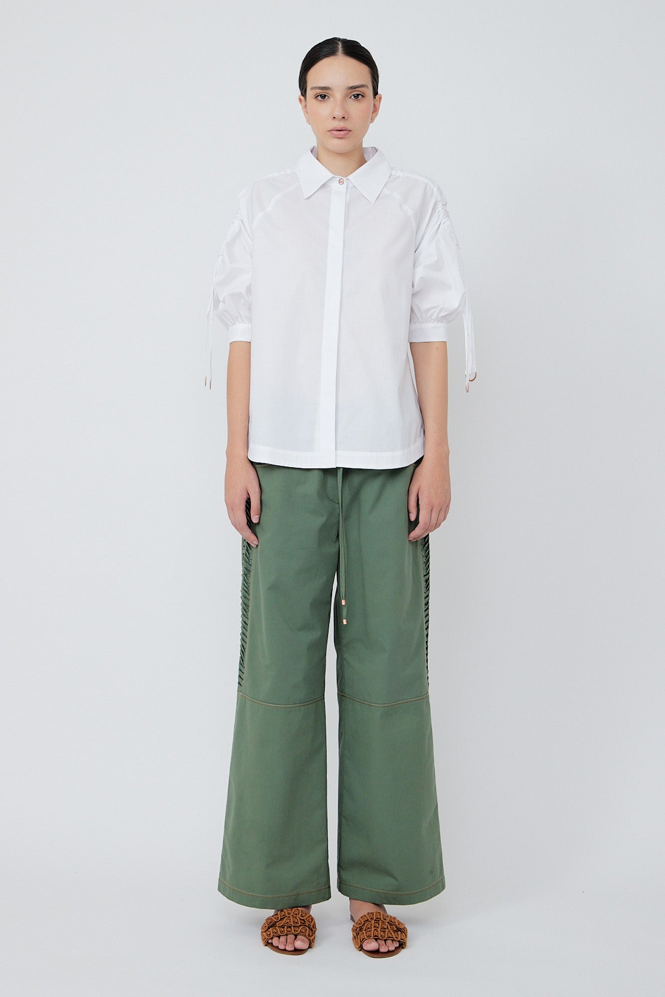Mabel Pant | Military Green