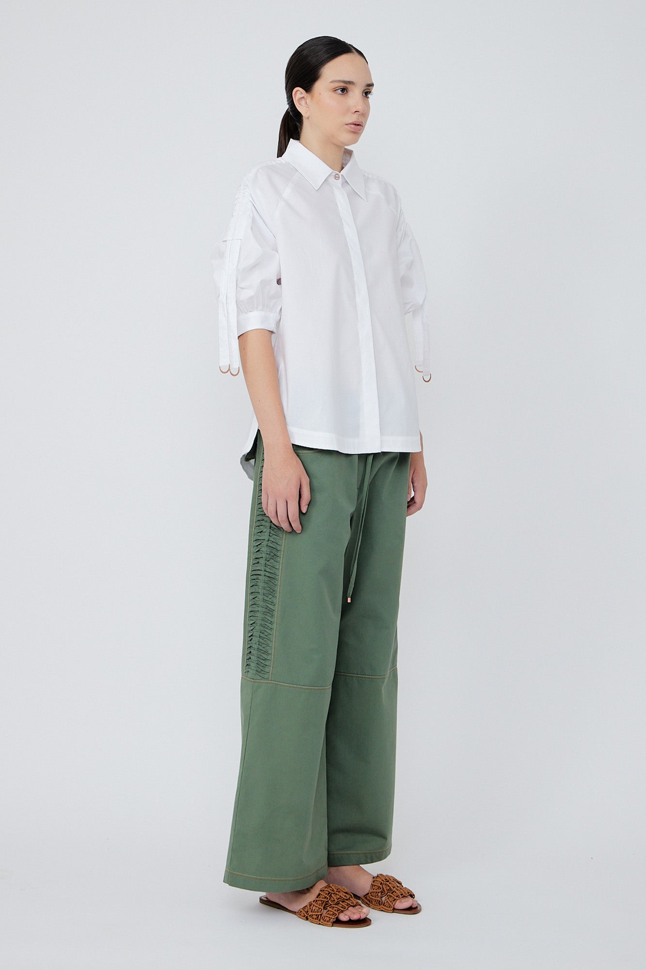 Mabel Pant | Military Green