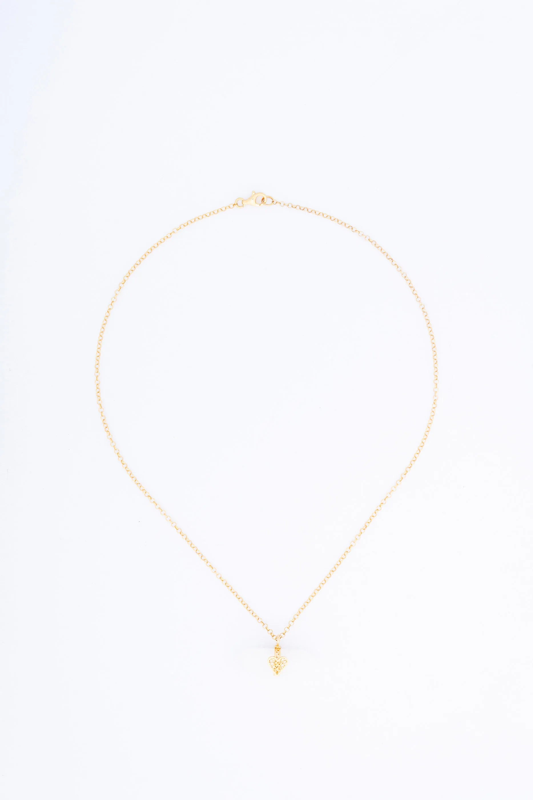 Holding Crystal Necklace