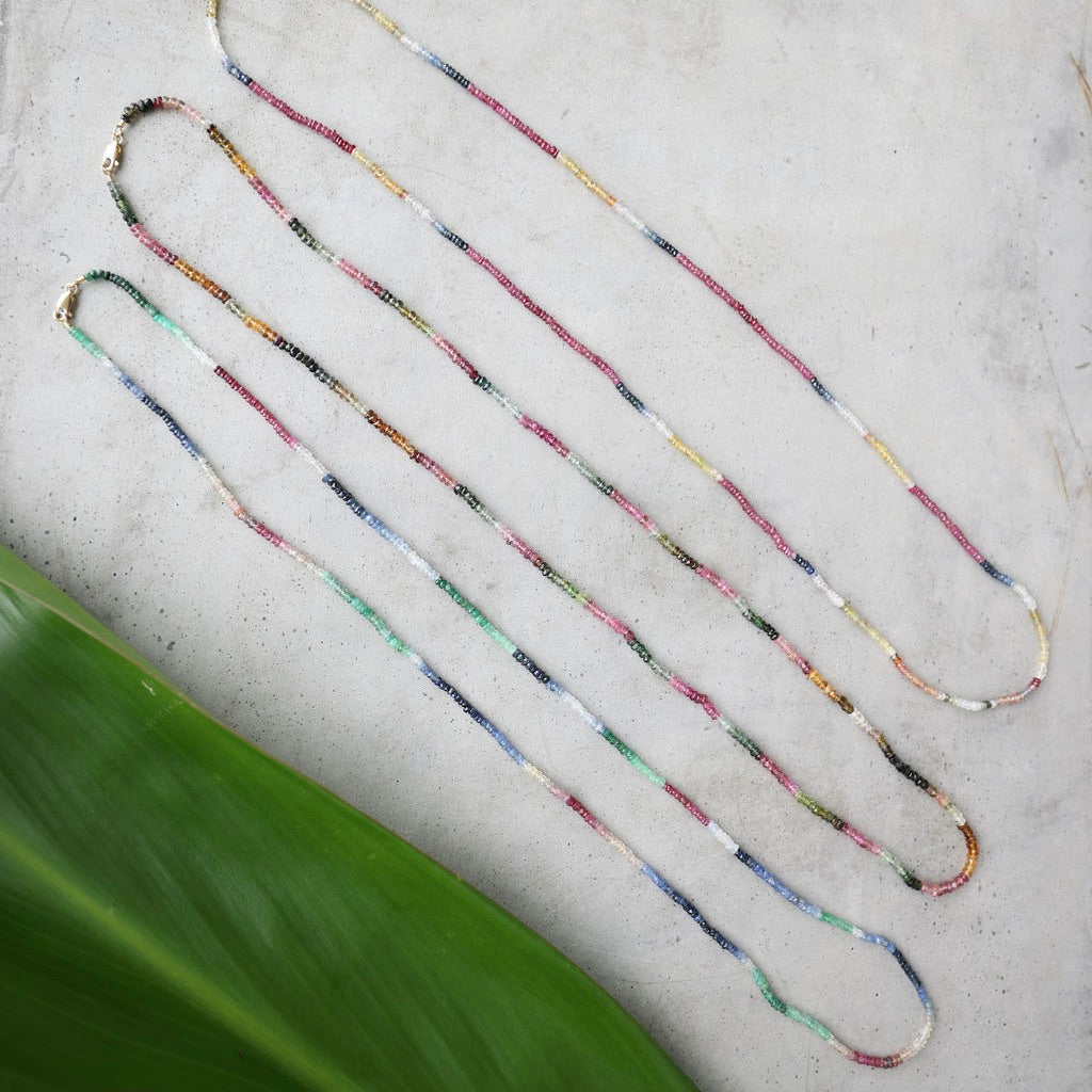 Gemstone Necklace Short