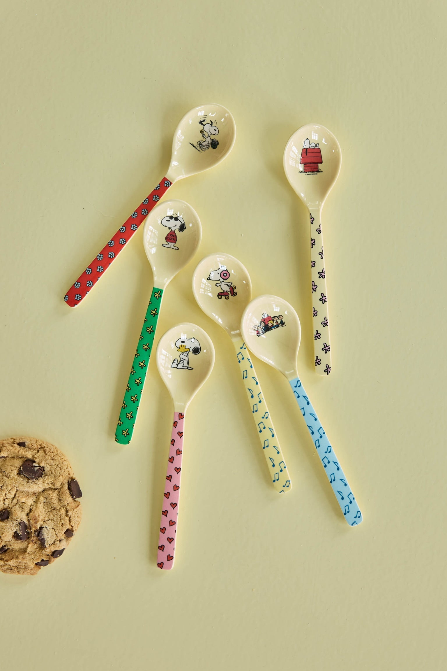 Melamine Teaspoon - Snoopy...Set of 6 Spoons -