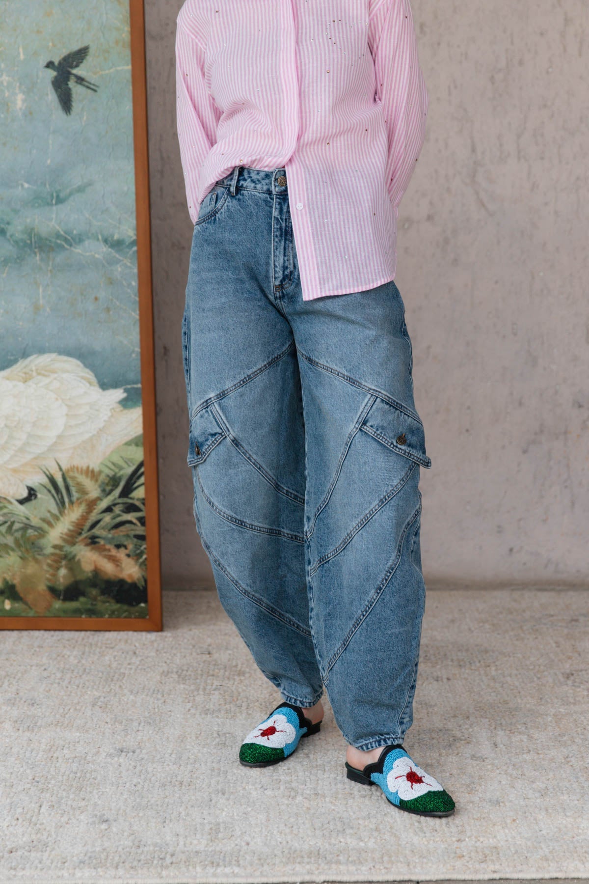 Jean Barrel Alice Pocket