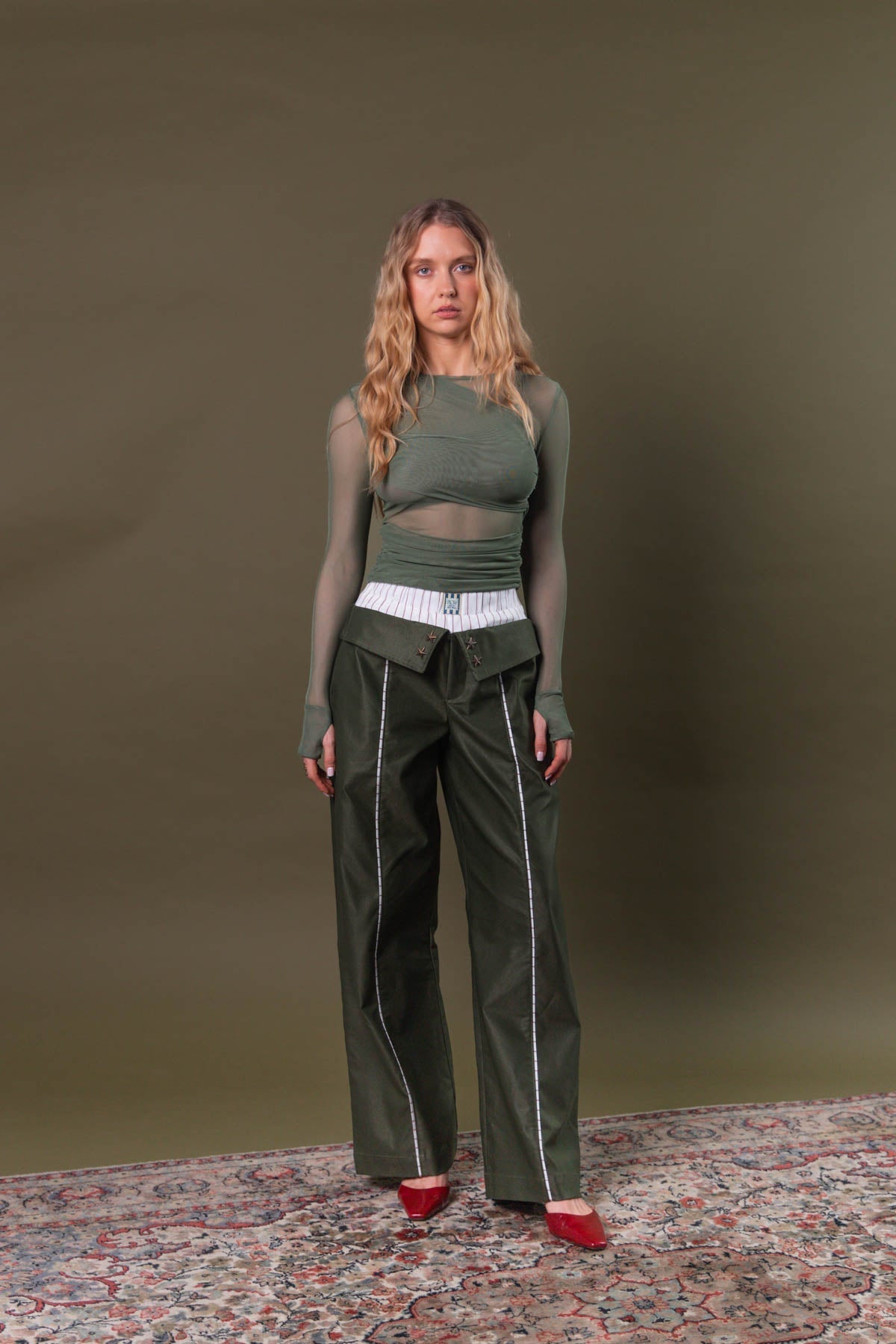 Pantalon Bahia Green Military