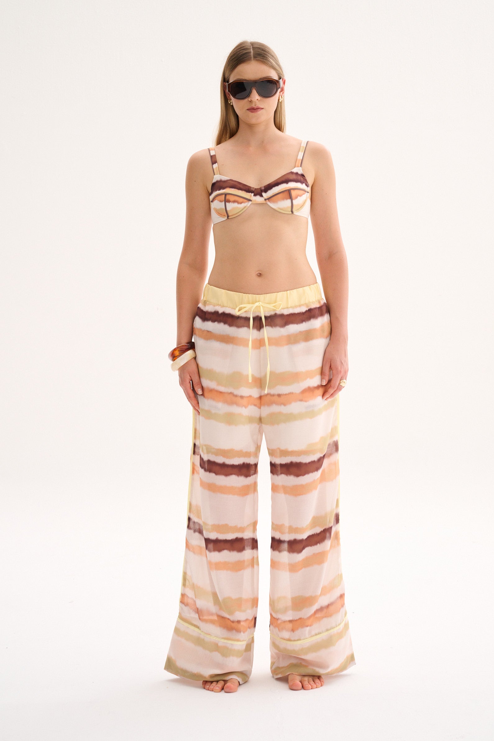 Cyndi Pants Print Naranja