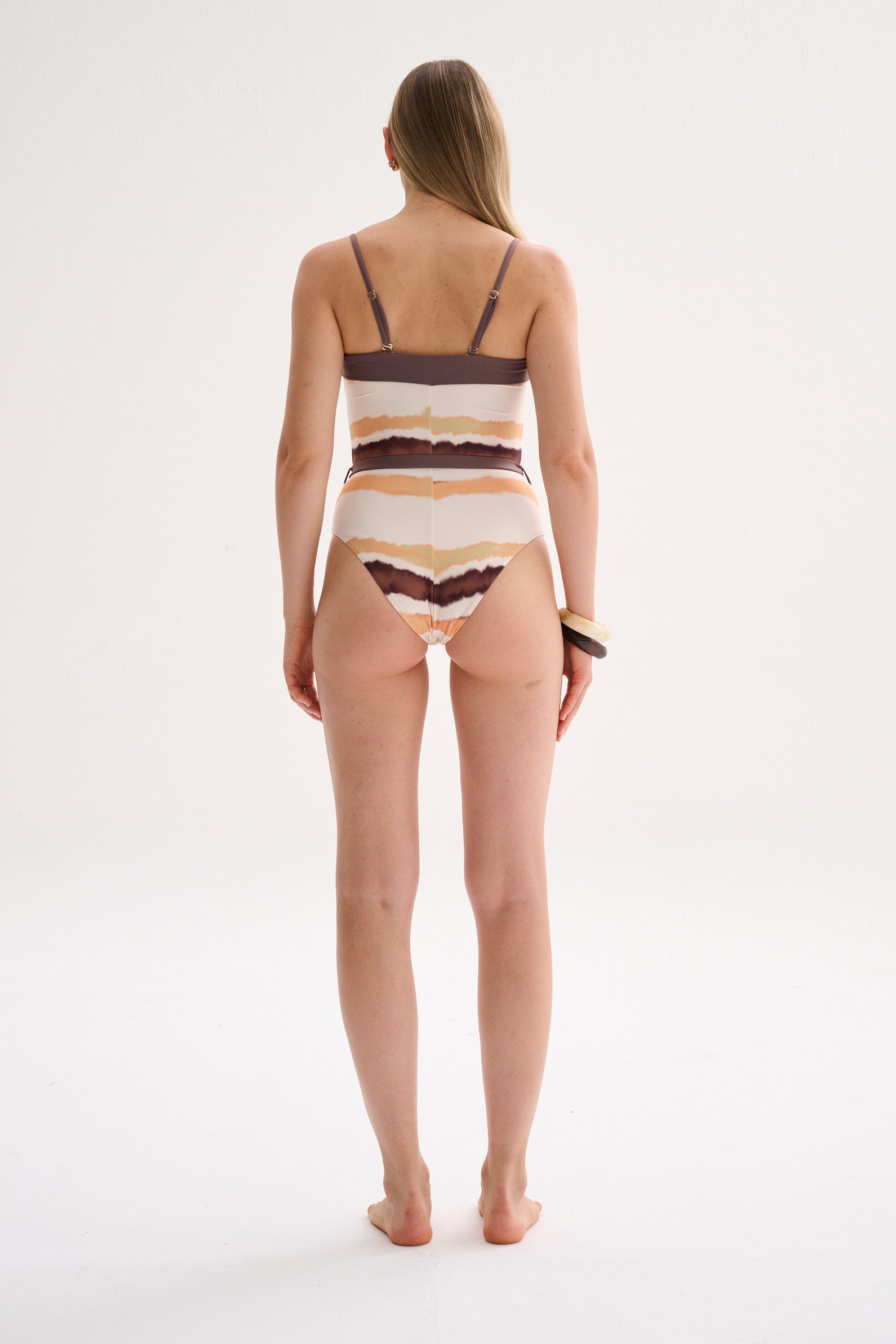 Caliz One piece Print Naranja