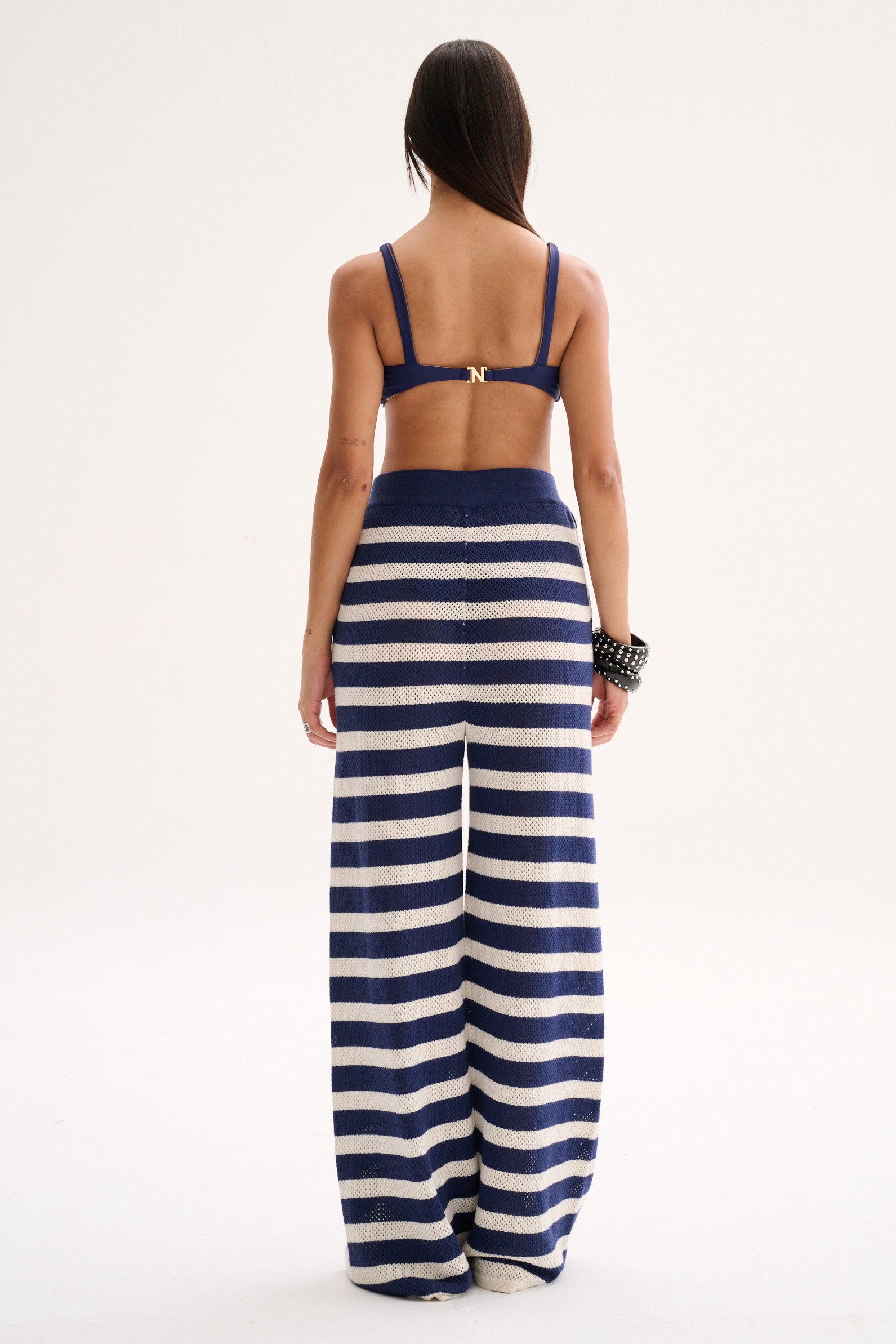 Aurora Bottoms Print Azul