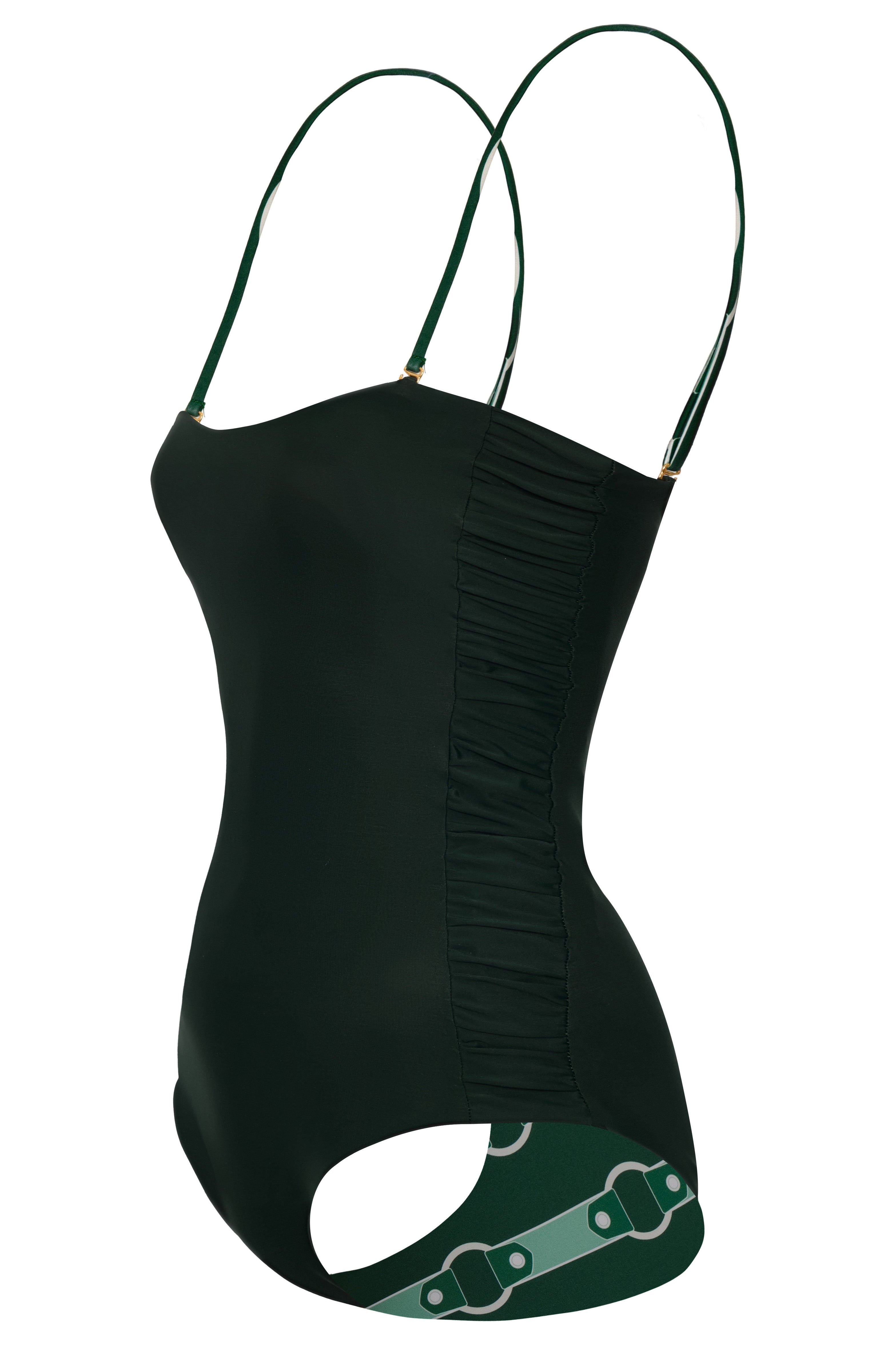 Las Balsas One Piece / Green Horses