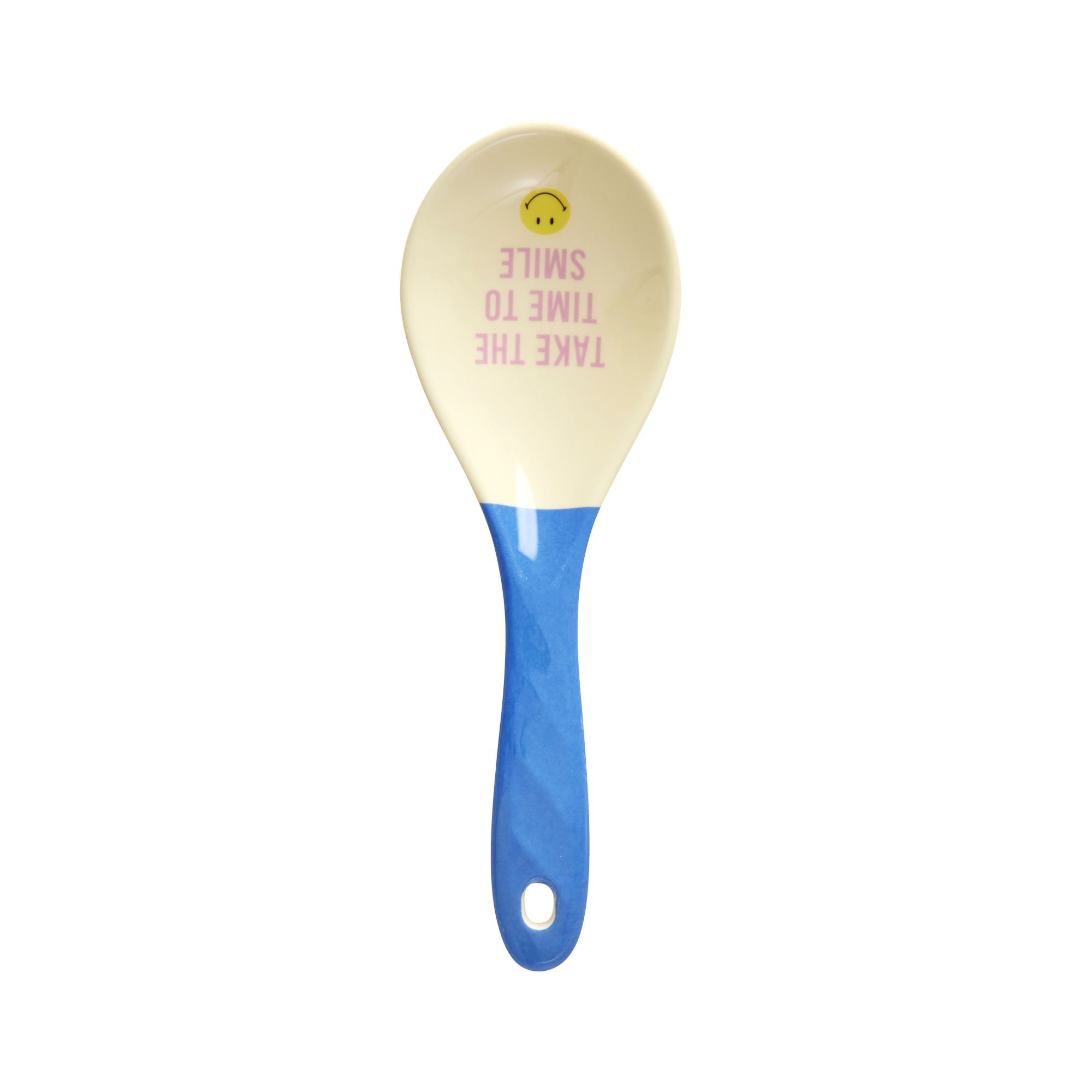 Melamine Salad Spoon - Blue - Smiley®