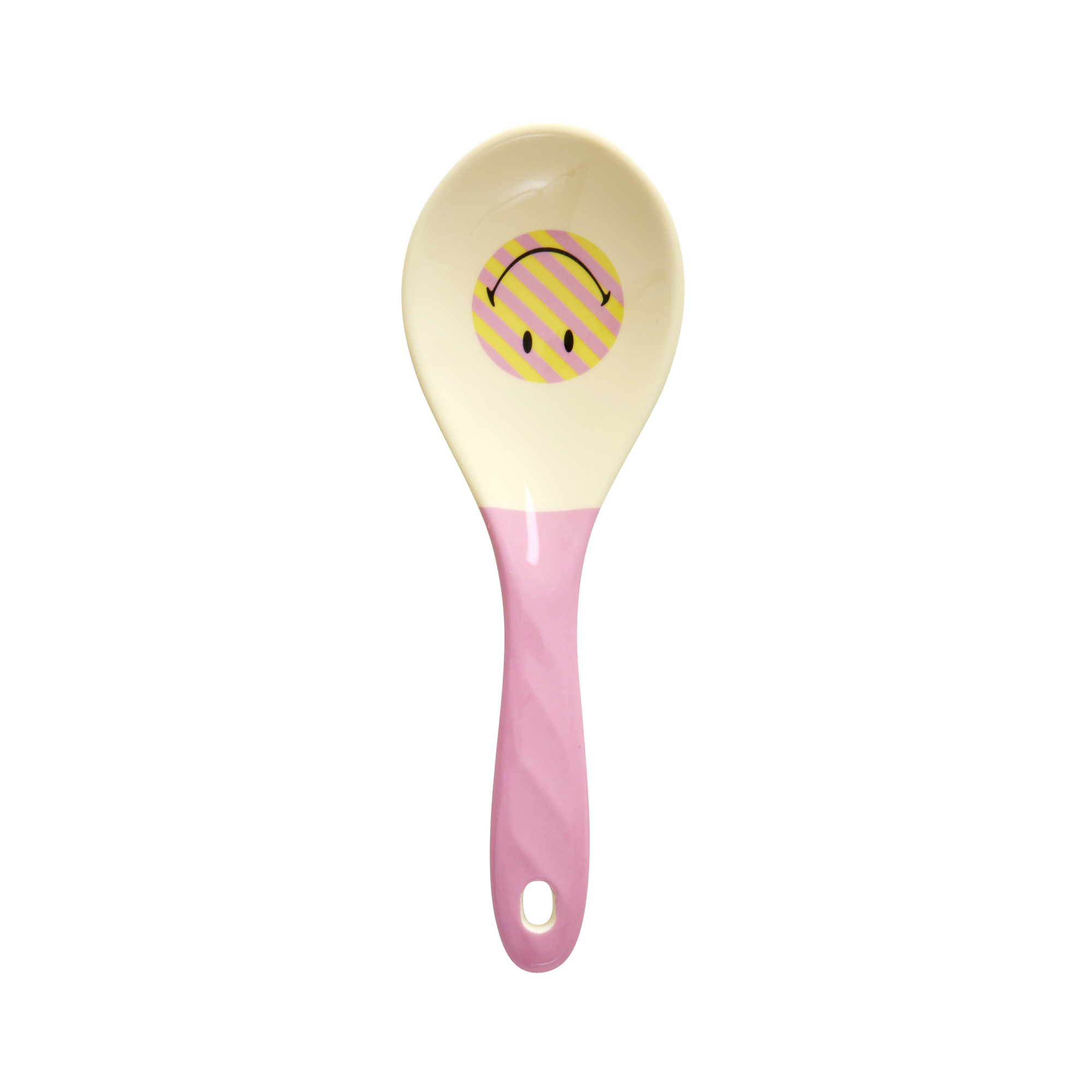 Melamine Salad Spoon - Pink - Smiley®