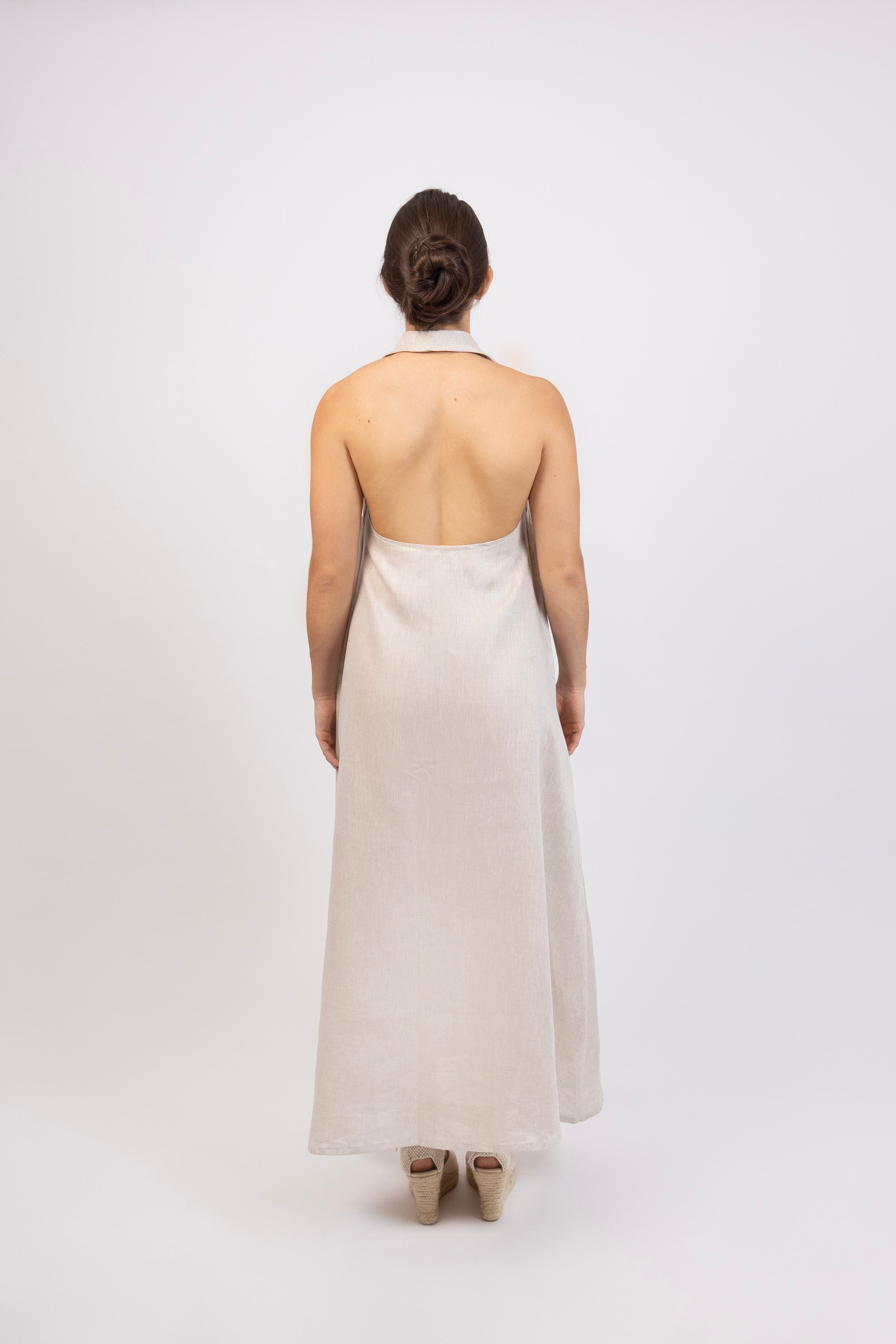 Athena Beige Dress