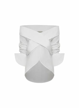 ANDRES OTALARA | UN SACRAMENTO BLOUSE - WHITE
