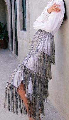 Montsera | Tule Midi Skirt Blue
