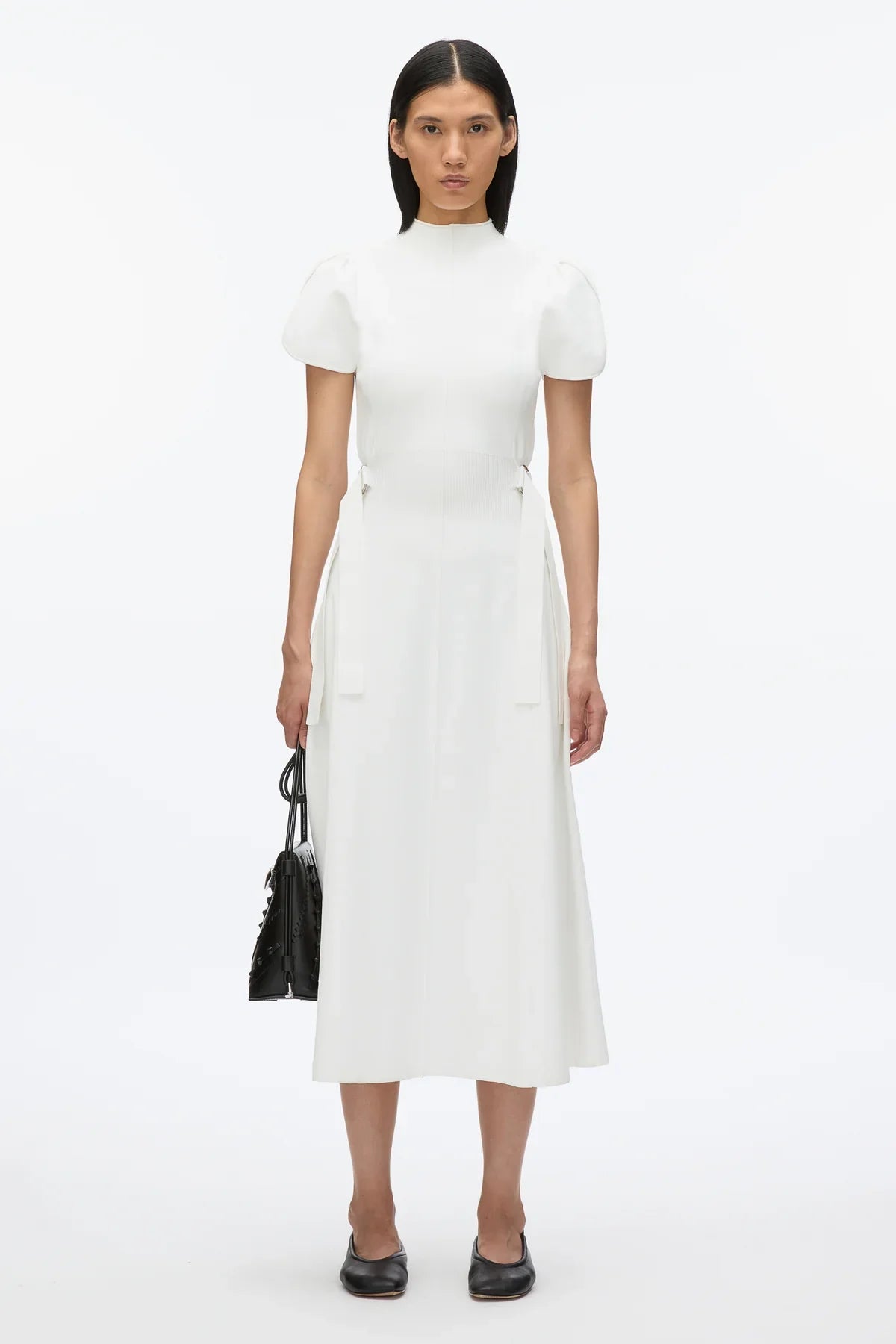 PHILLIP LIM | COMPACT RIB TULIP DRESS - IVRY