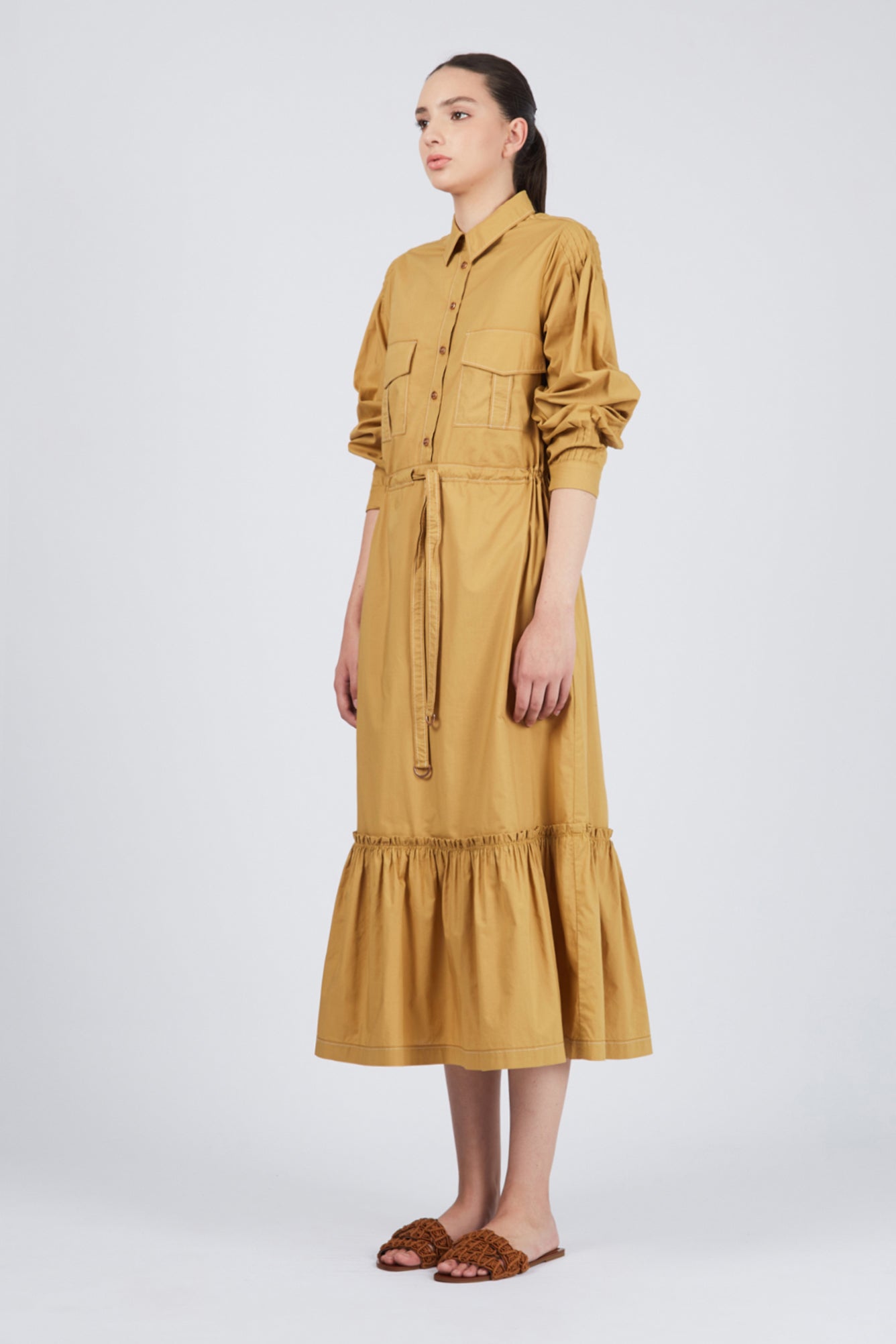 Maxine Dress | Golden Palm