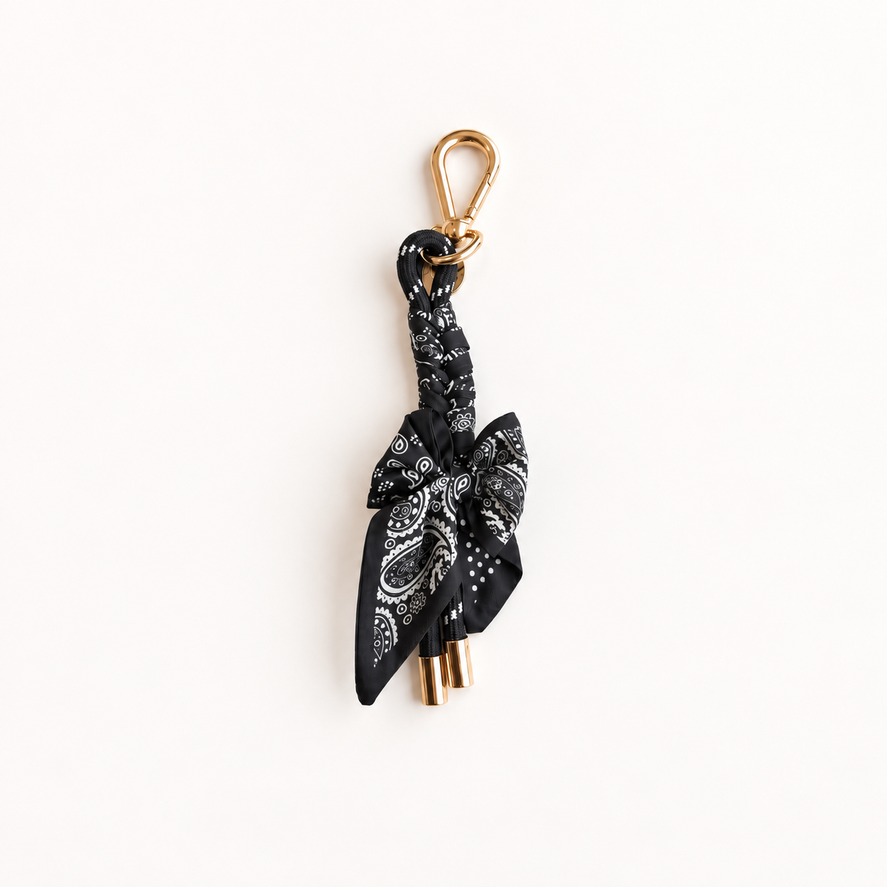 SCARF KEYCHAIN BLACK