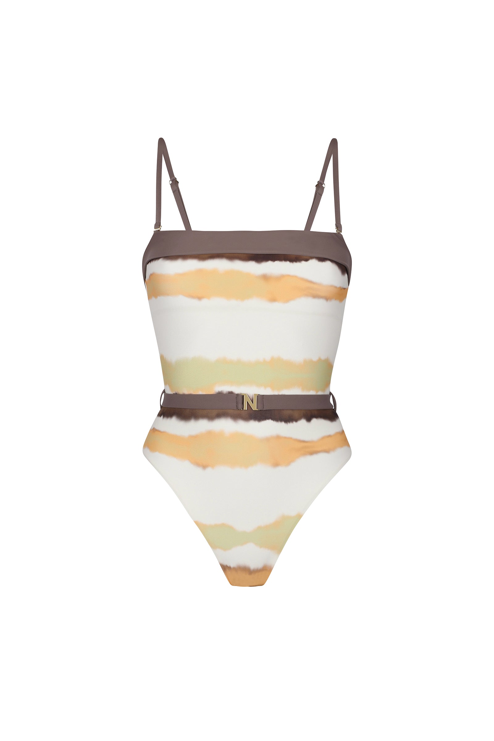 Caliz One piece Print Naranja