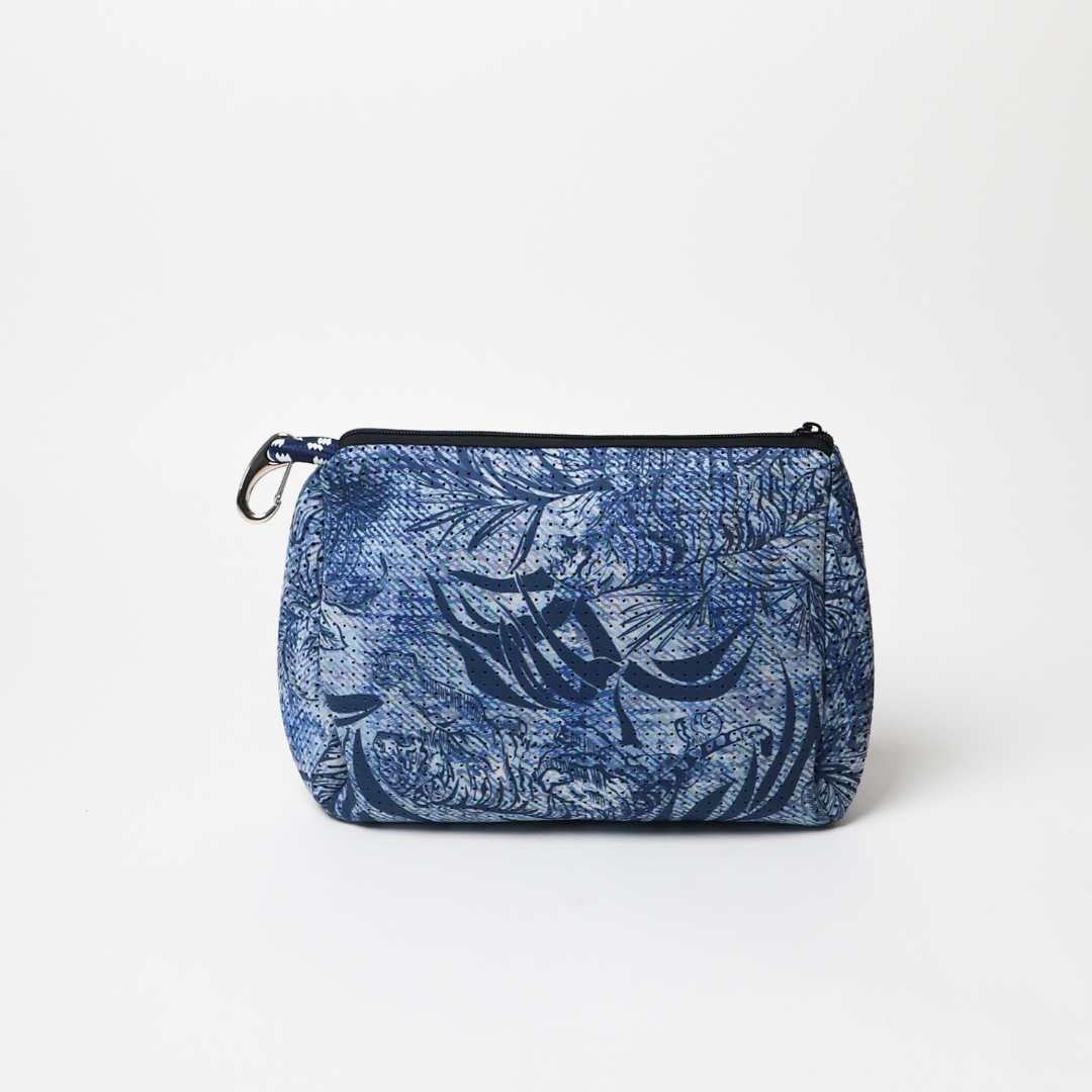JUNGLE FEVER DENIM BLUE BASIC SET - EVERYDAY TOTE AND POUCH