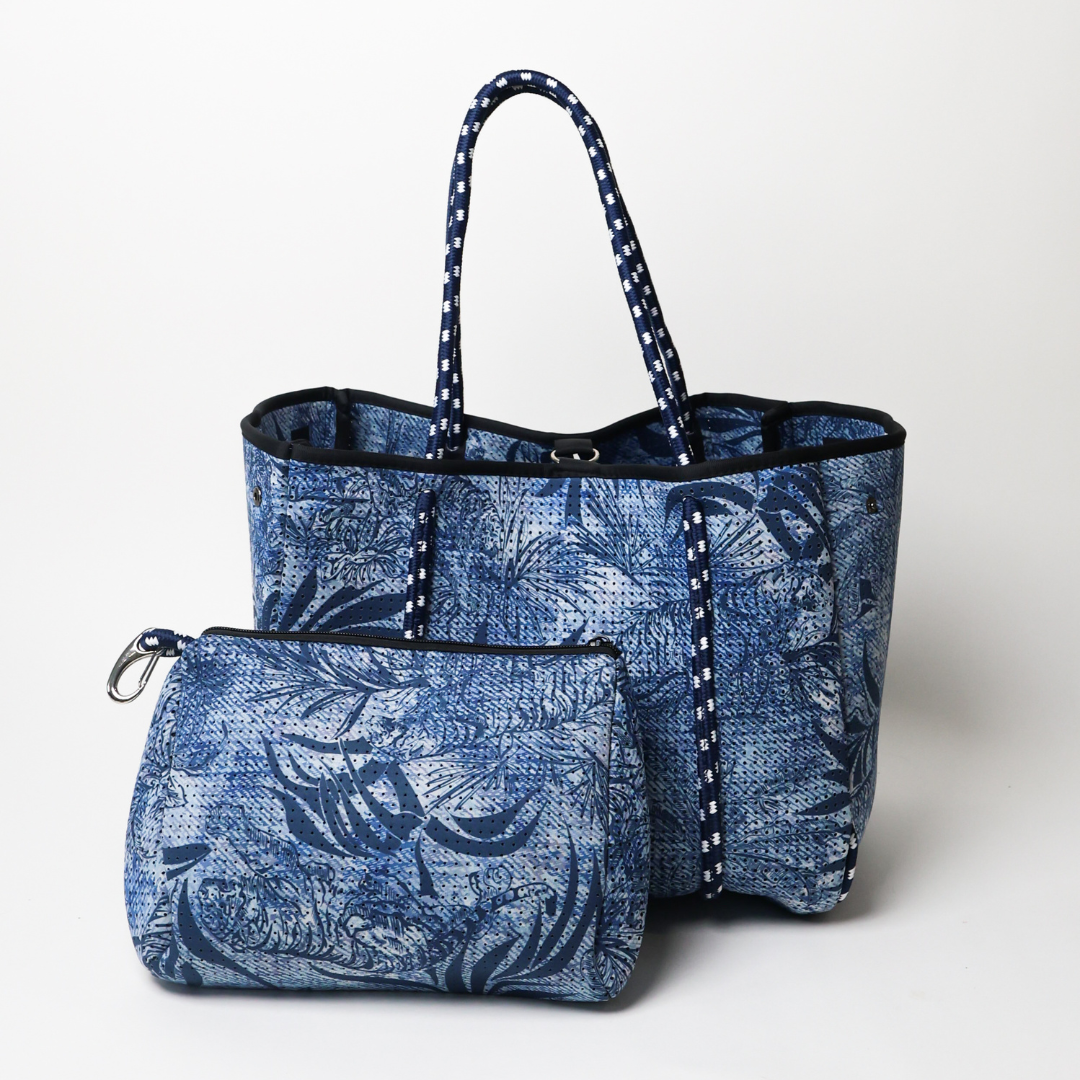 ESSENTIAL POUCH JUNGLE FEVER DENIM BLUE