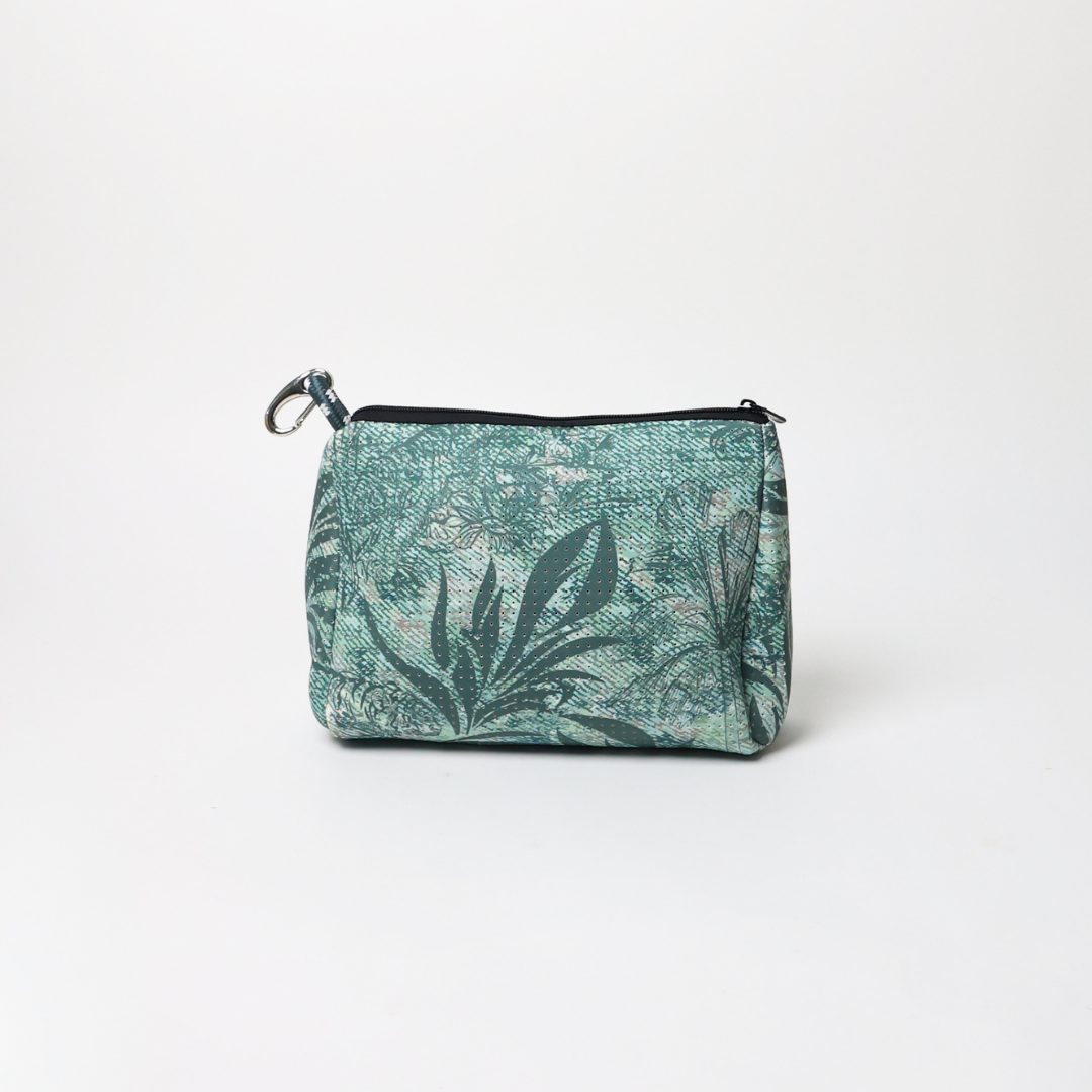 JUNGLE FEVER DENIM GREEN BASIC SET - EVERYDAY TOTE AND POUCH