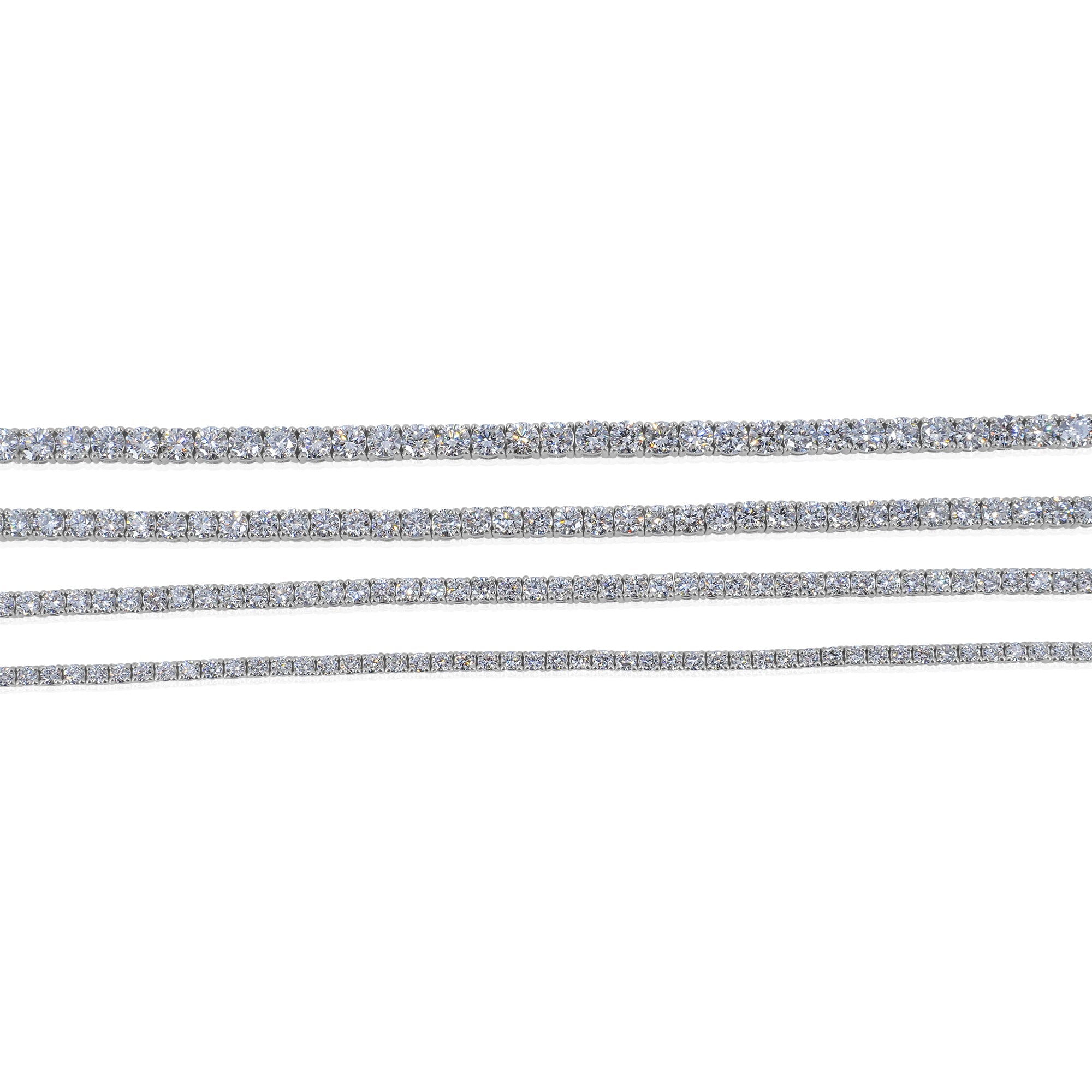 Gold Diamond Lab Grown Classic Tennis Bracelet
