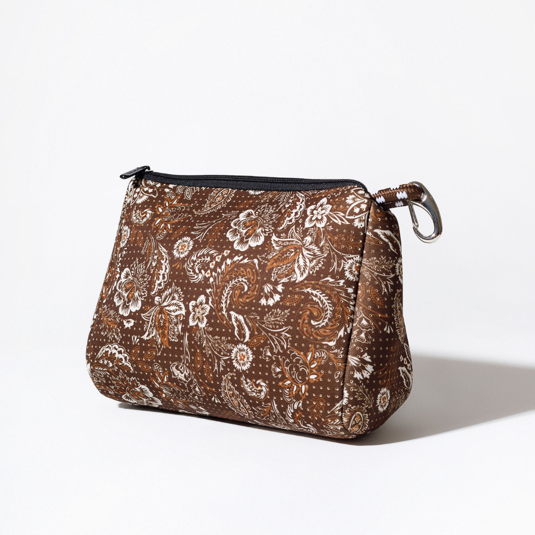 PAISLEY COCOA SET - EVERYDAY TOTE AND POUCH