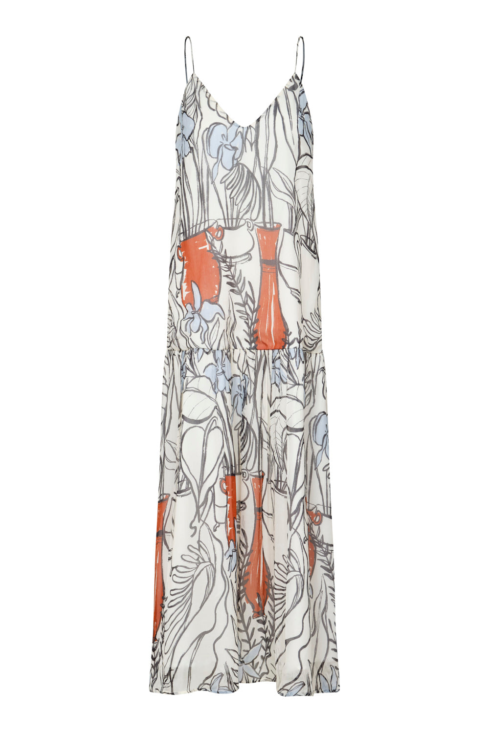 Lyon Dress Terracotta