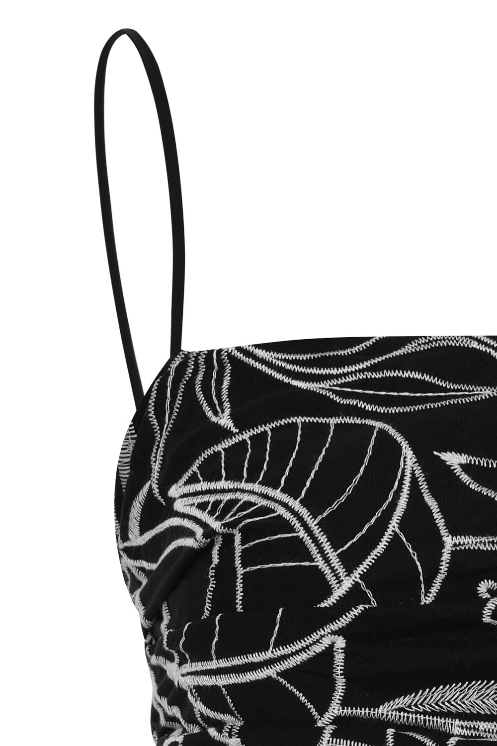 Maia Crop Top Black