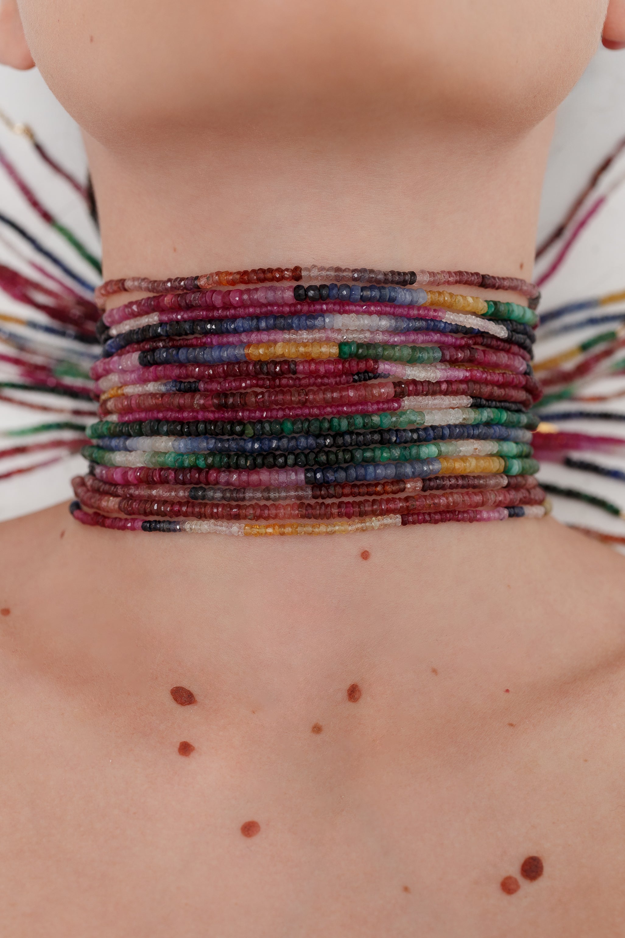 Gemstone Necklace Short