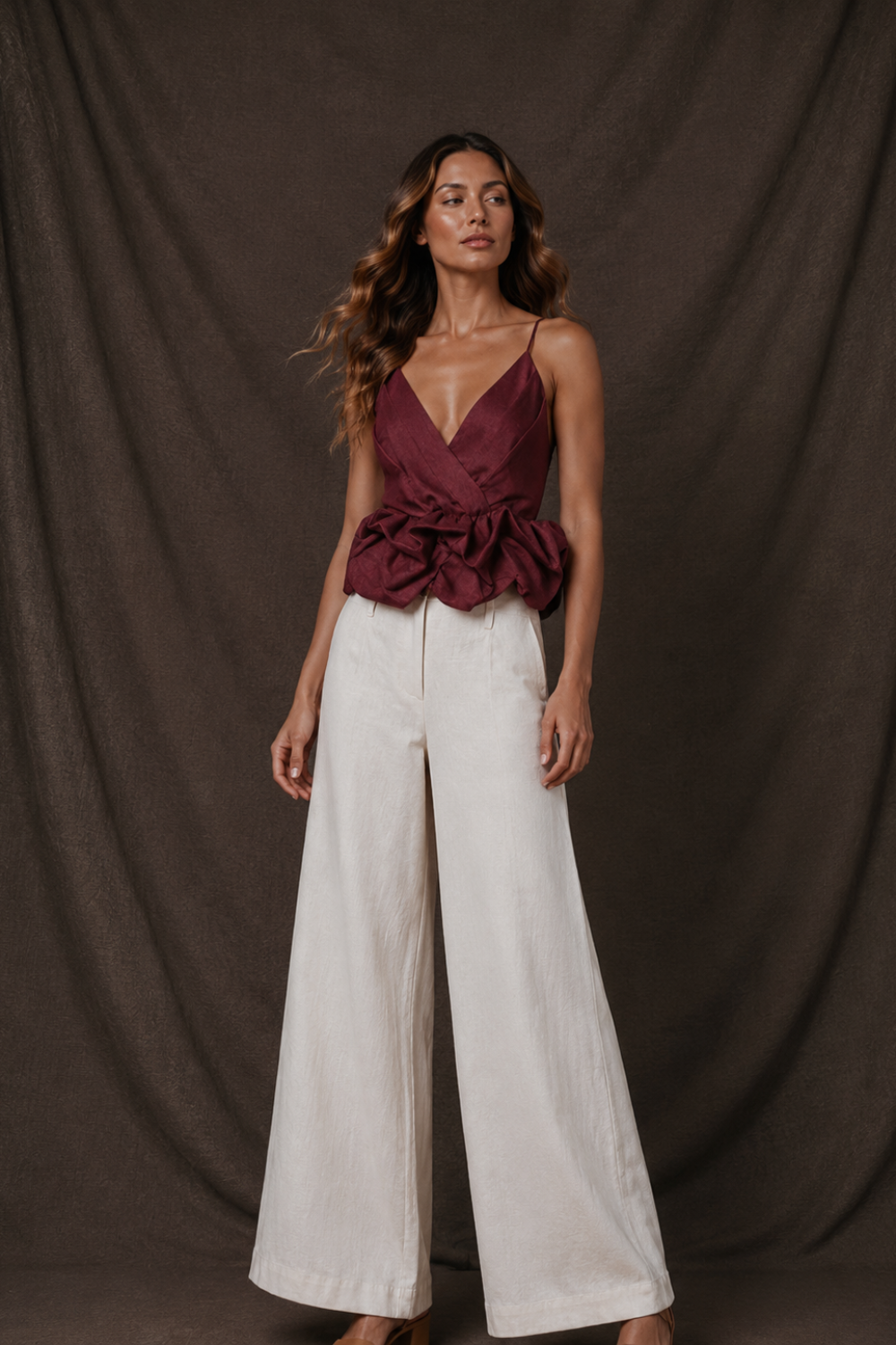 Sintra Blouse Maroon