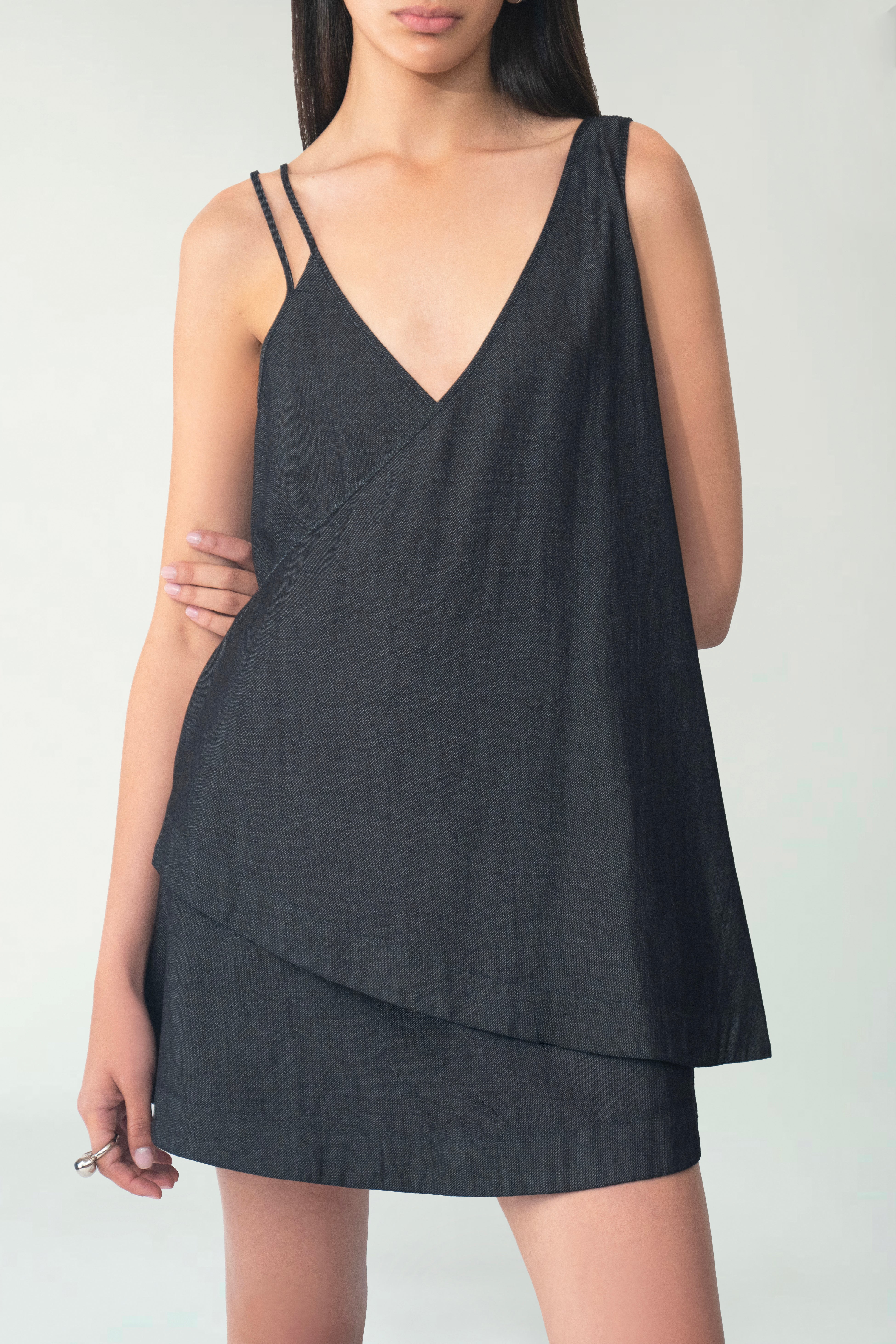 Pelosa Mini Denim Dress