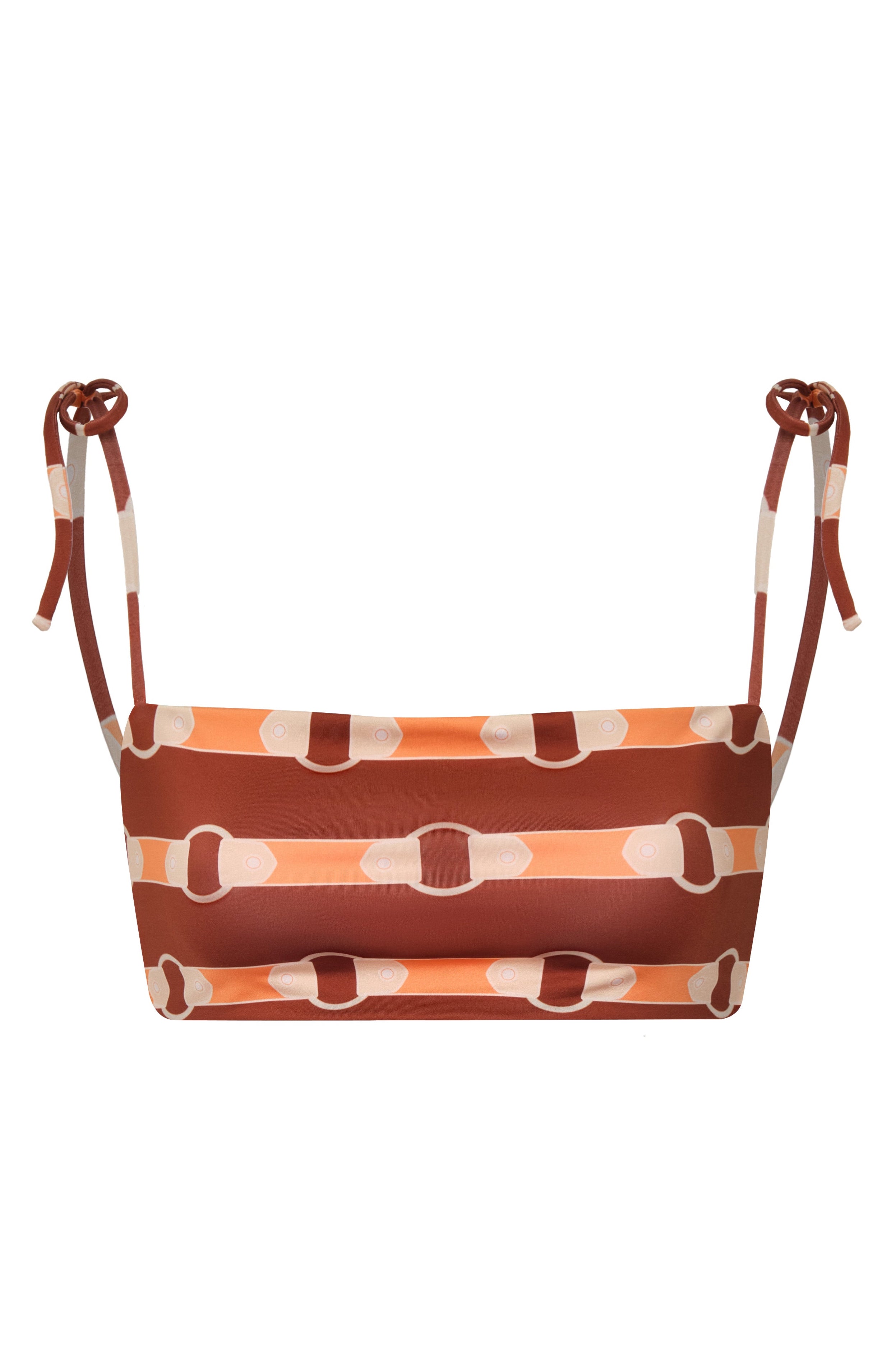 San Miguel Top / Orange Horse Reins - Peach