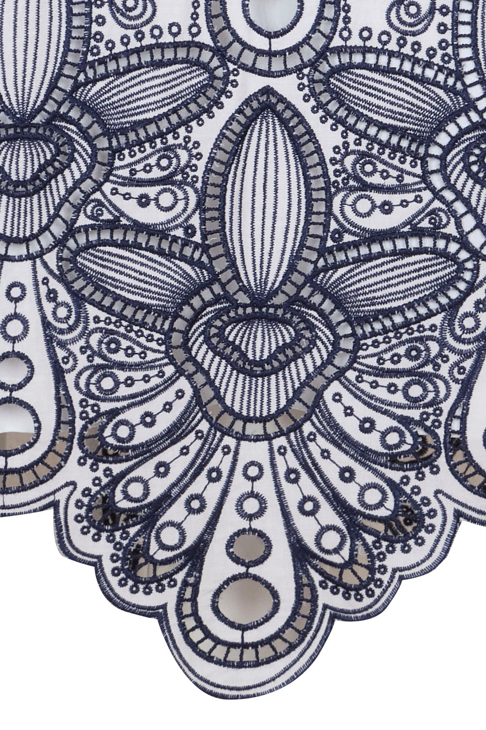 Marsella Skirt Ivory Navy