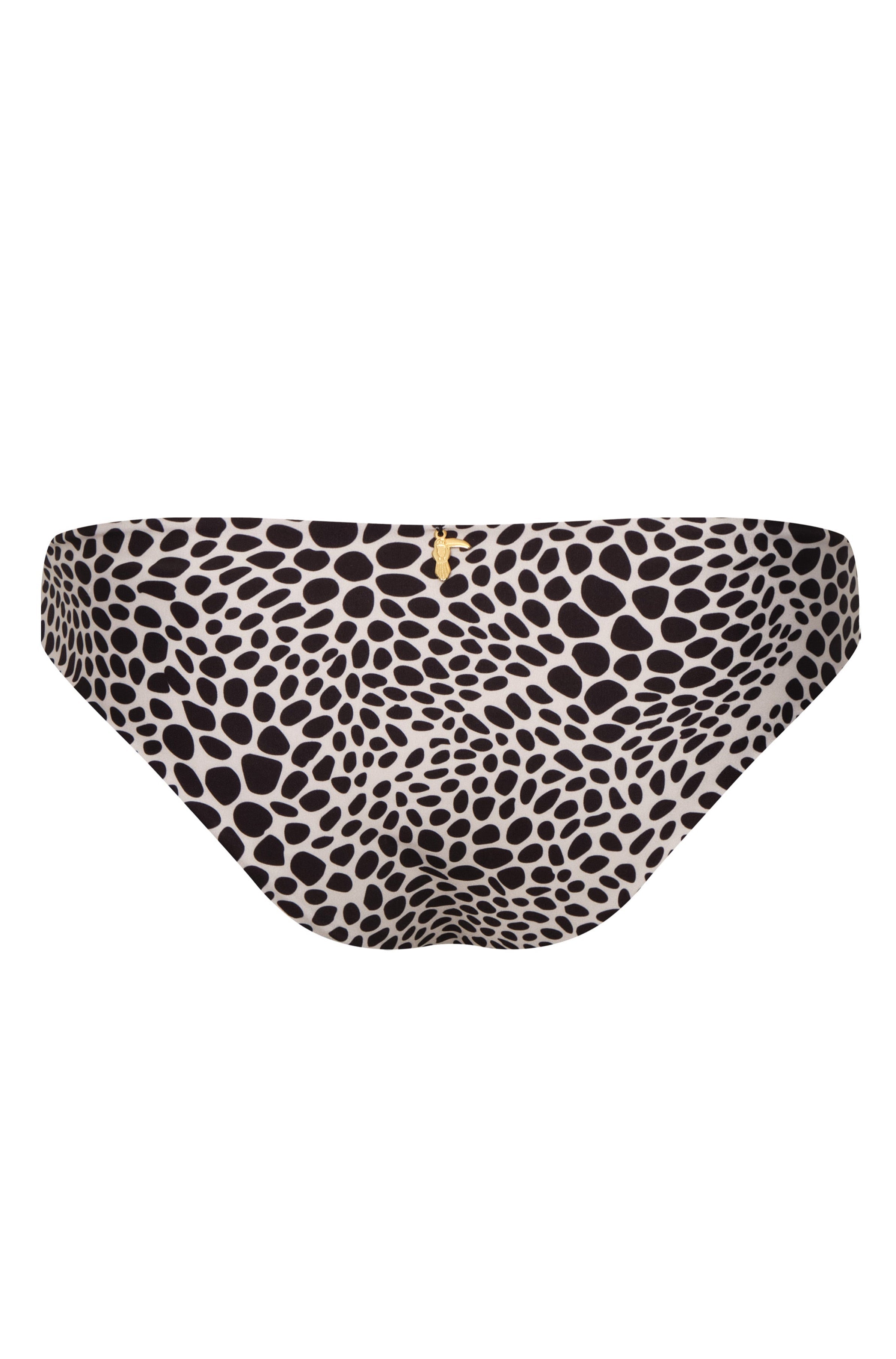 Guava Bottom / Ivory & Black Animal Print