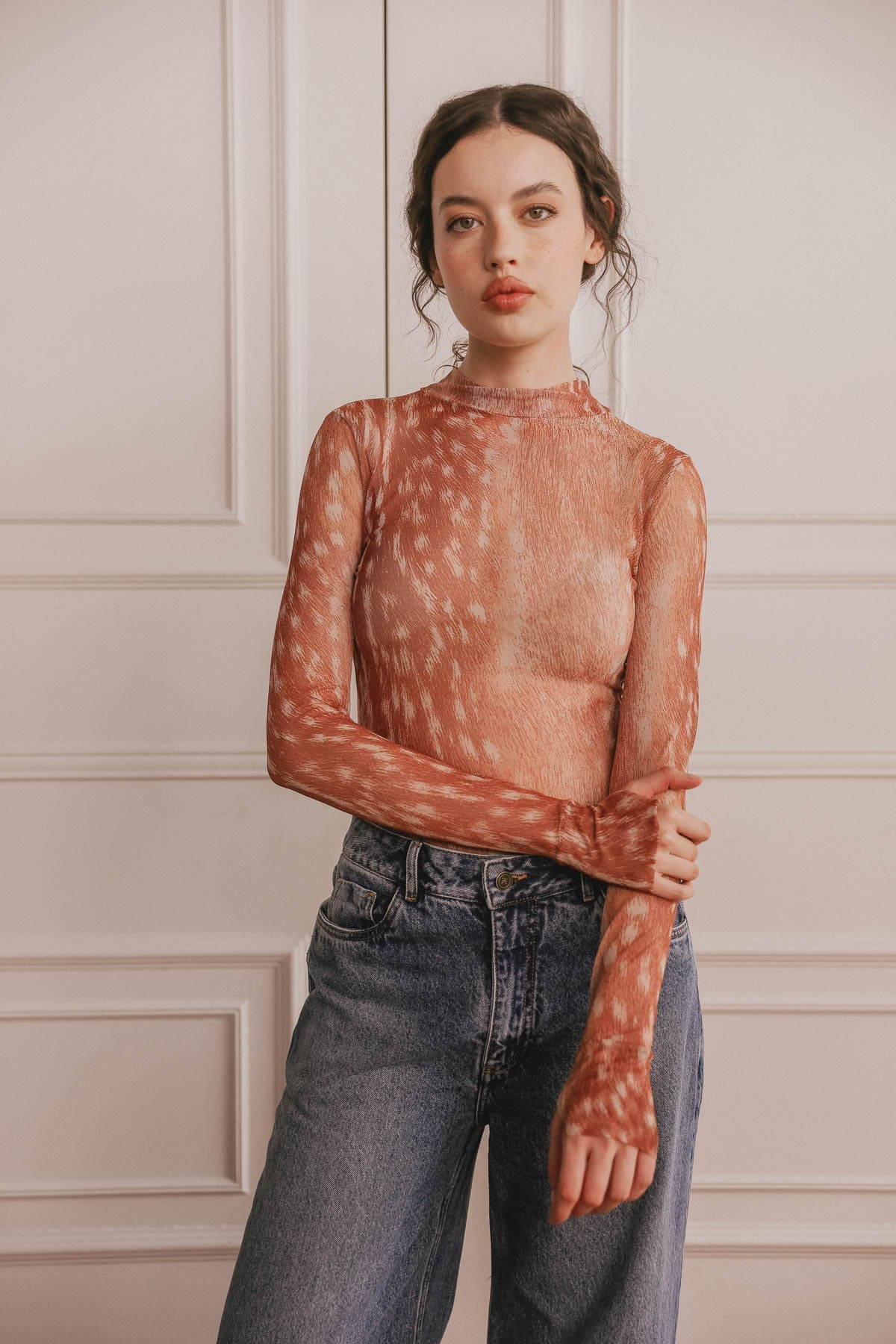 Top Mesh Bambi Honey