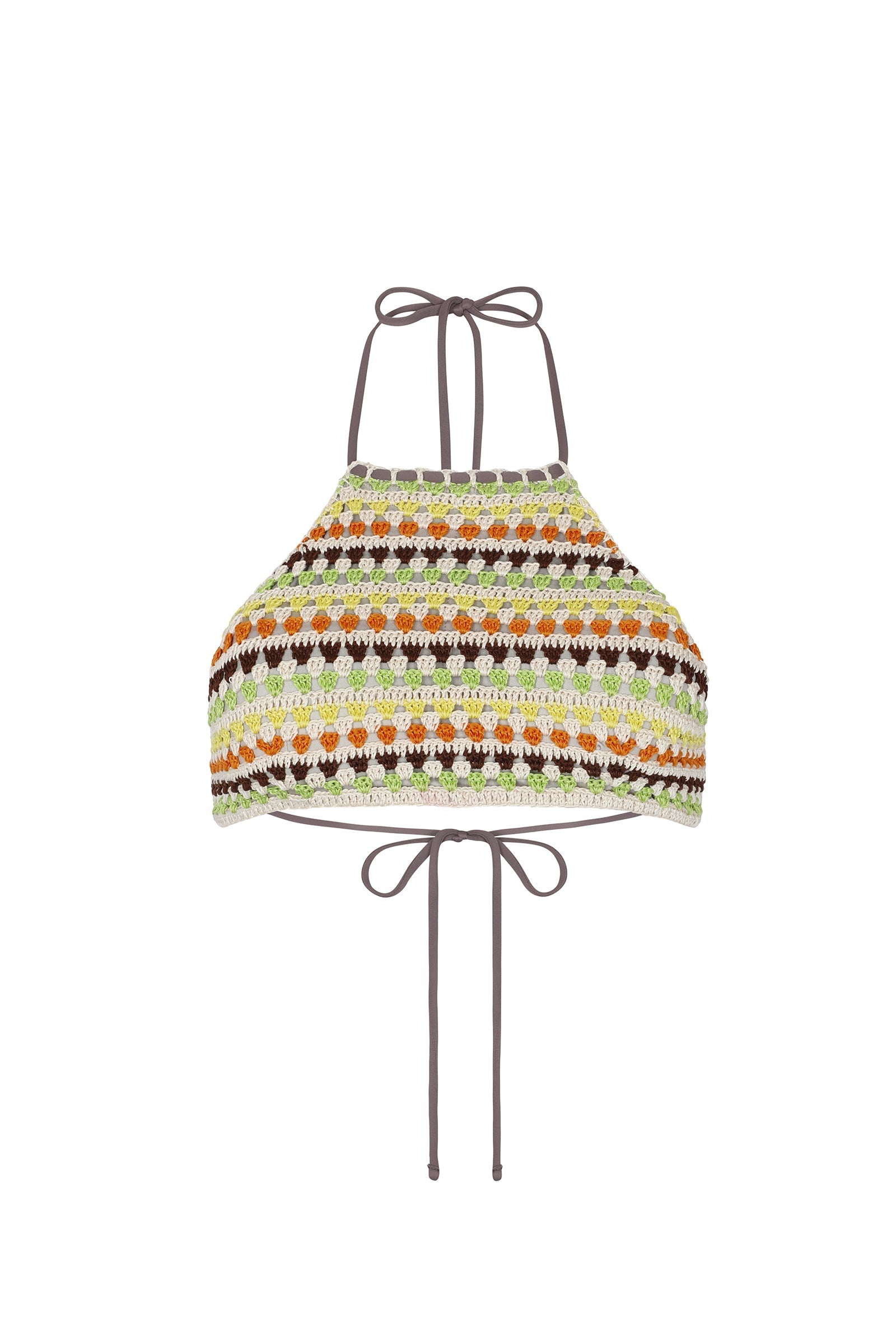 Ginni Top Print Naranja