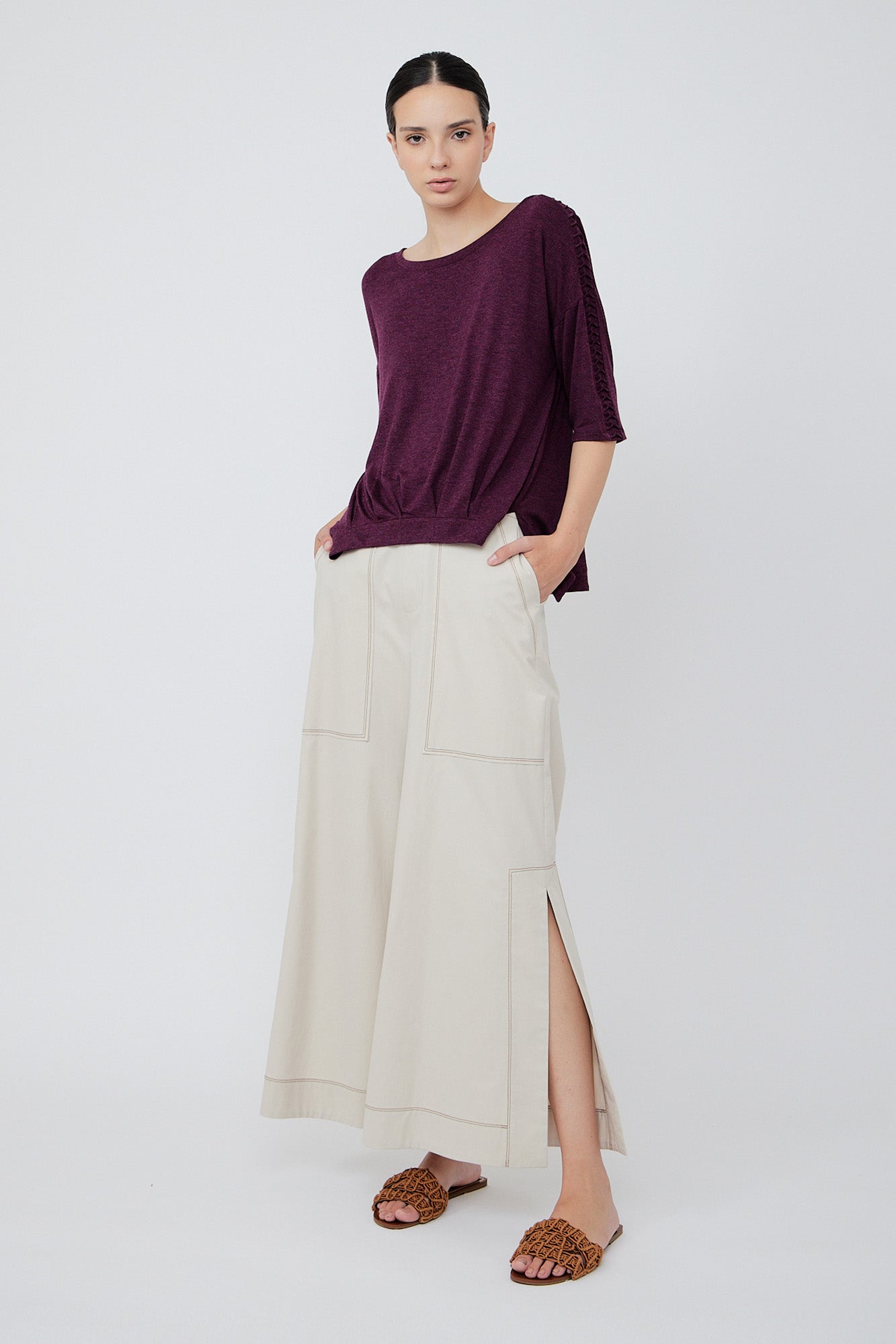Vada Top | Cherry