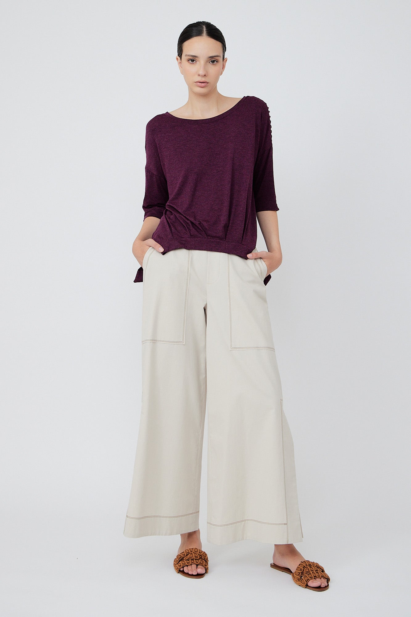 Vada Top | Cherry