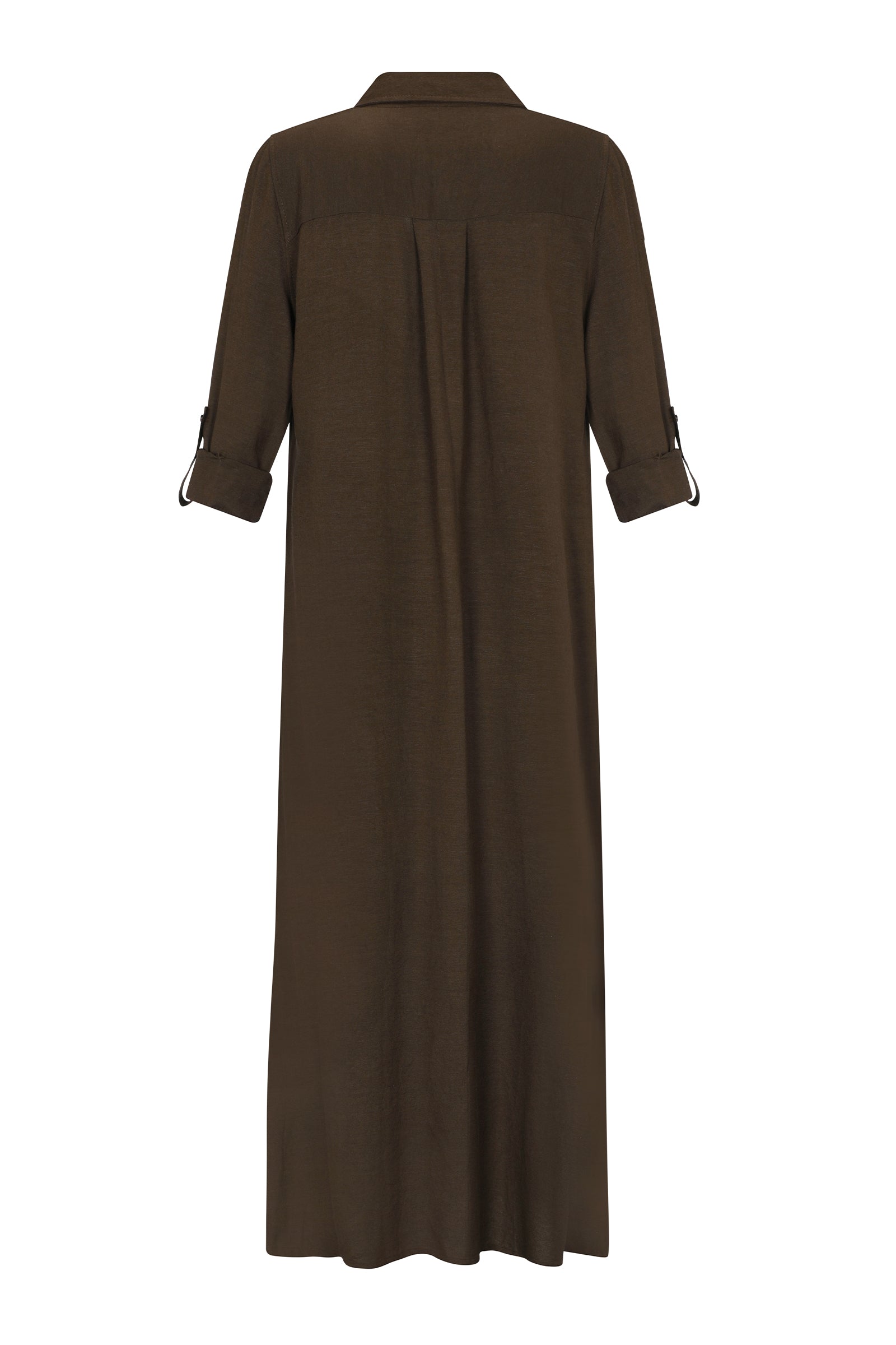 Fifi Vestido Camisero Marron