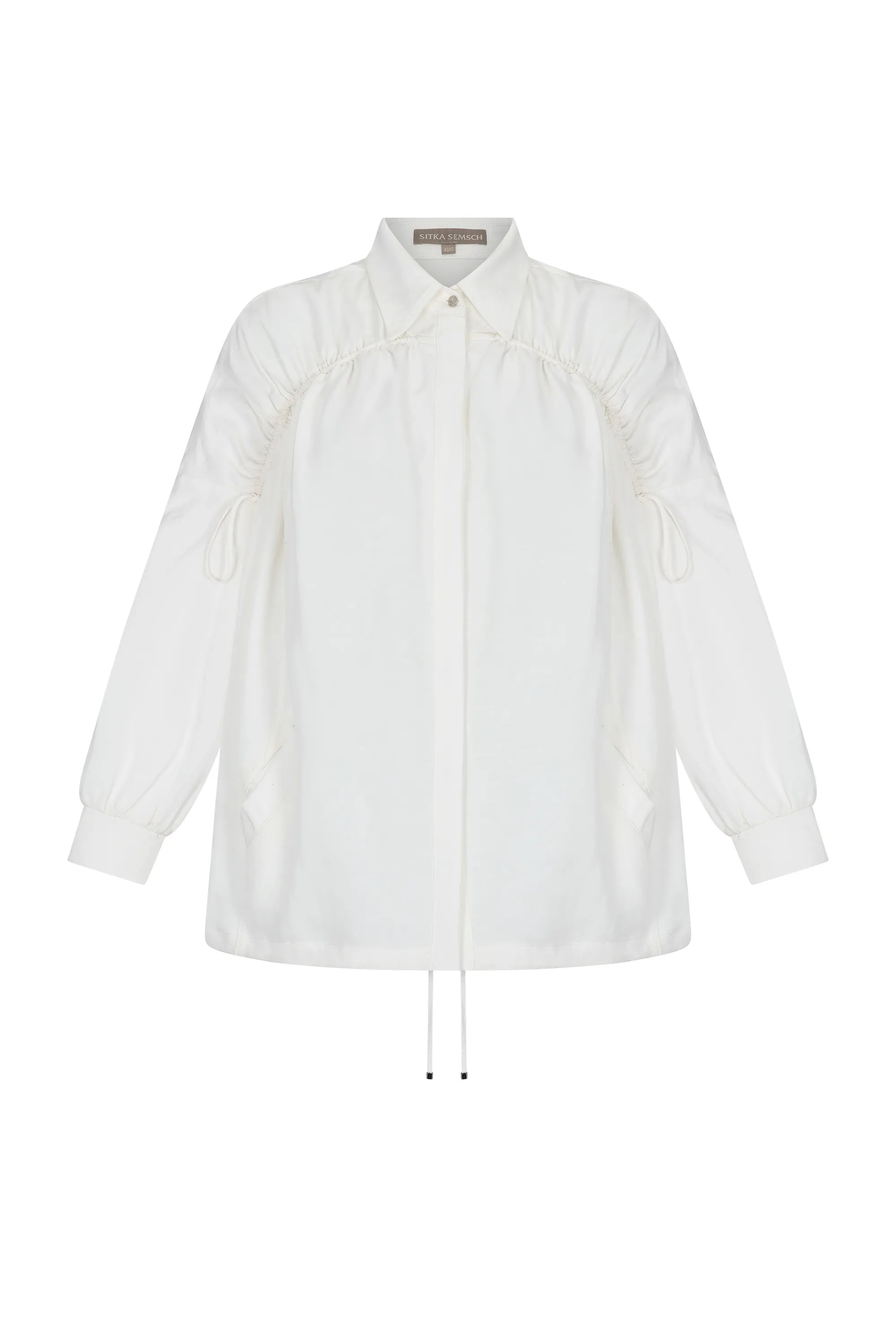 Ailani Linen Blend Jacket | Off White