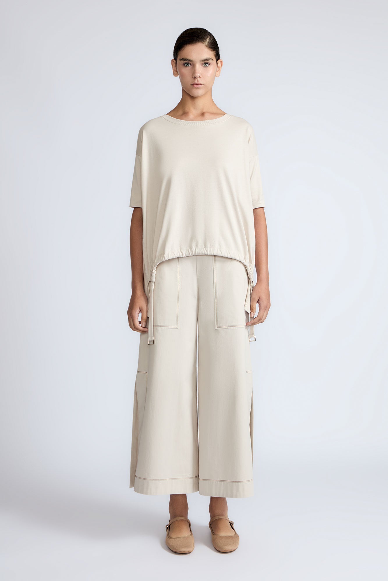 Amaya Asymmetric Cotton Top | Pristine