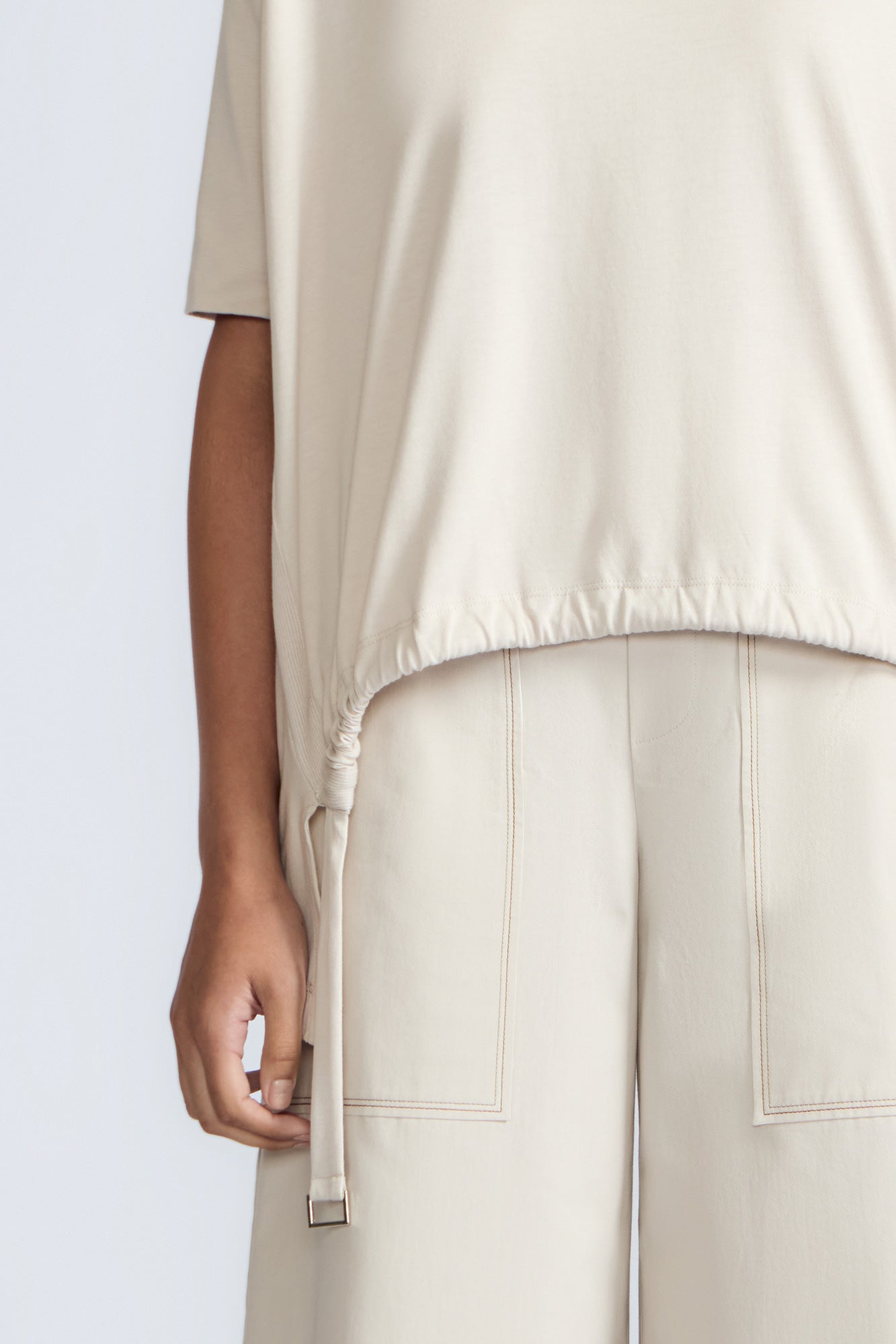 Amaya Asymmetric Cotton Top | Pristine